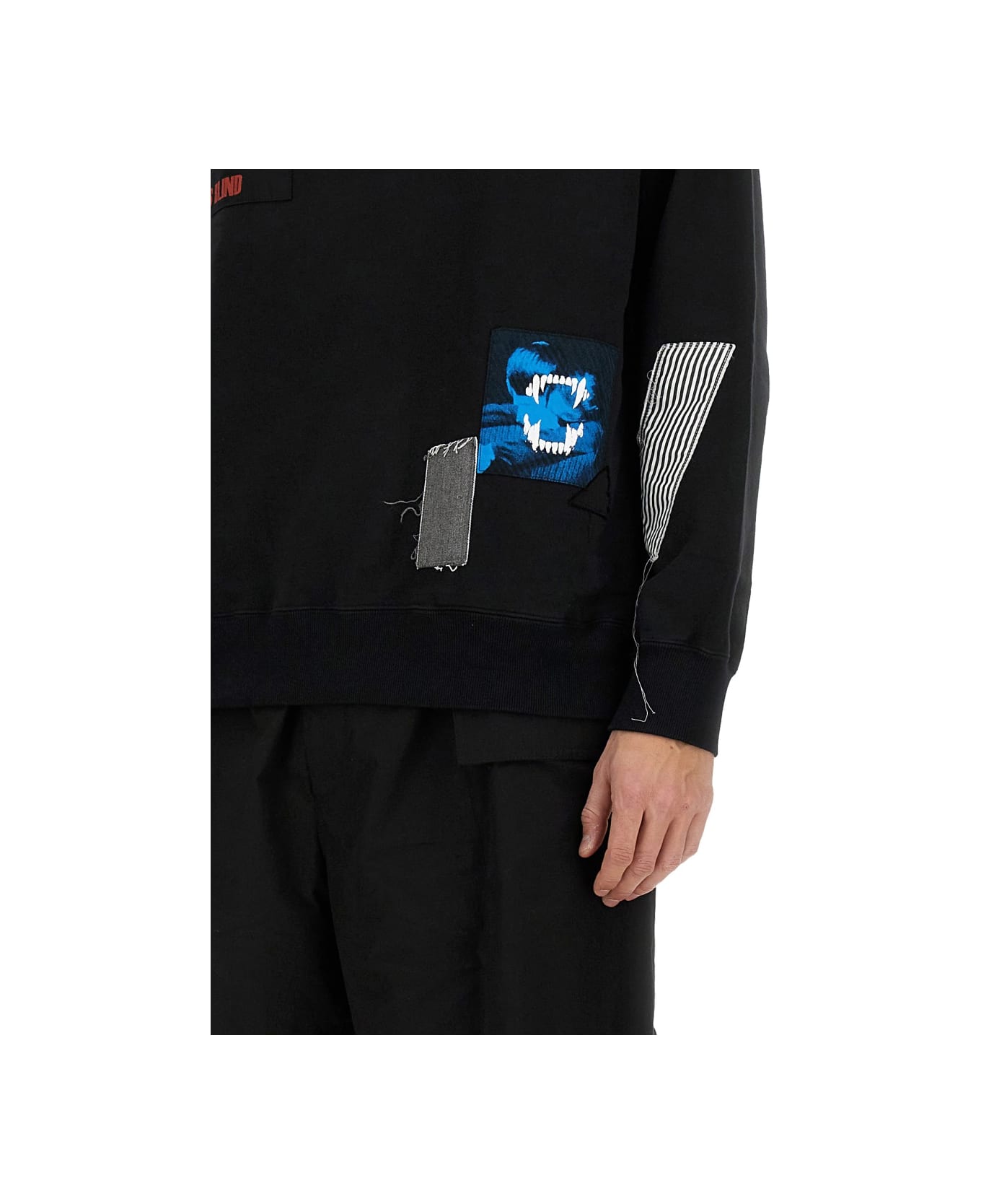 Undercover Jun Takahashi Sweatshirt With Patches - Black