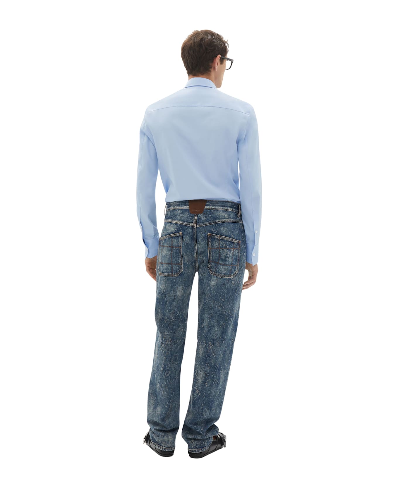 Ferrari Popeline Shirt - Clear Blue