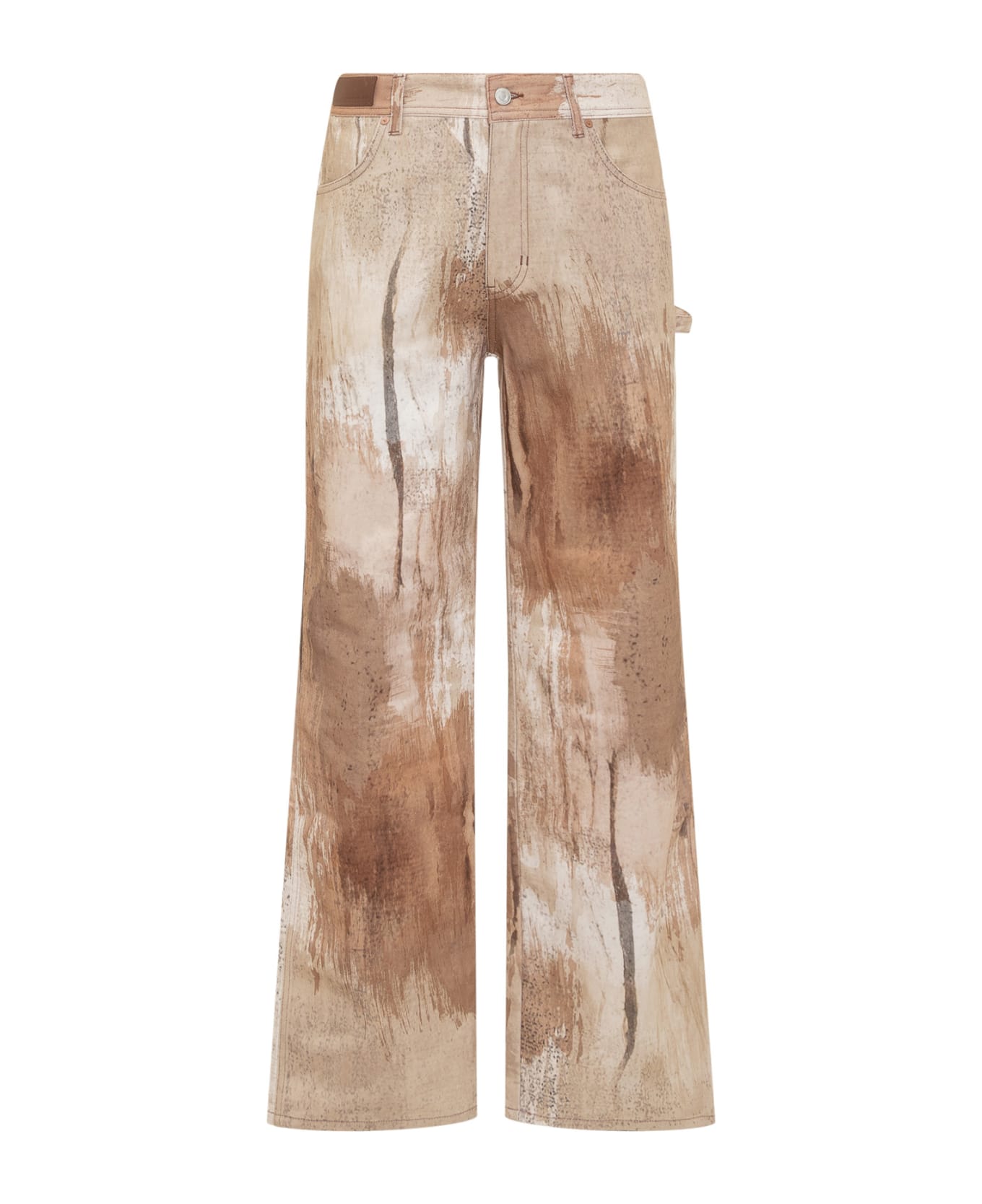 Andersson Bell Tawney Print Jeans - SAND