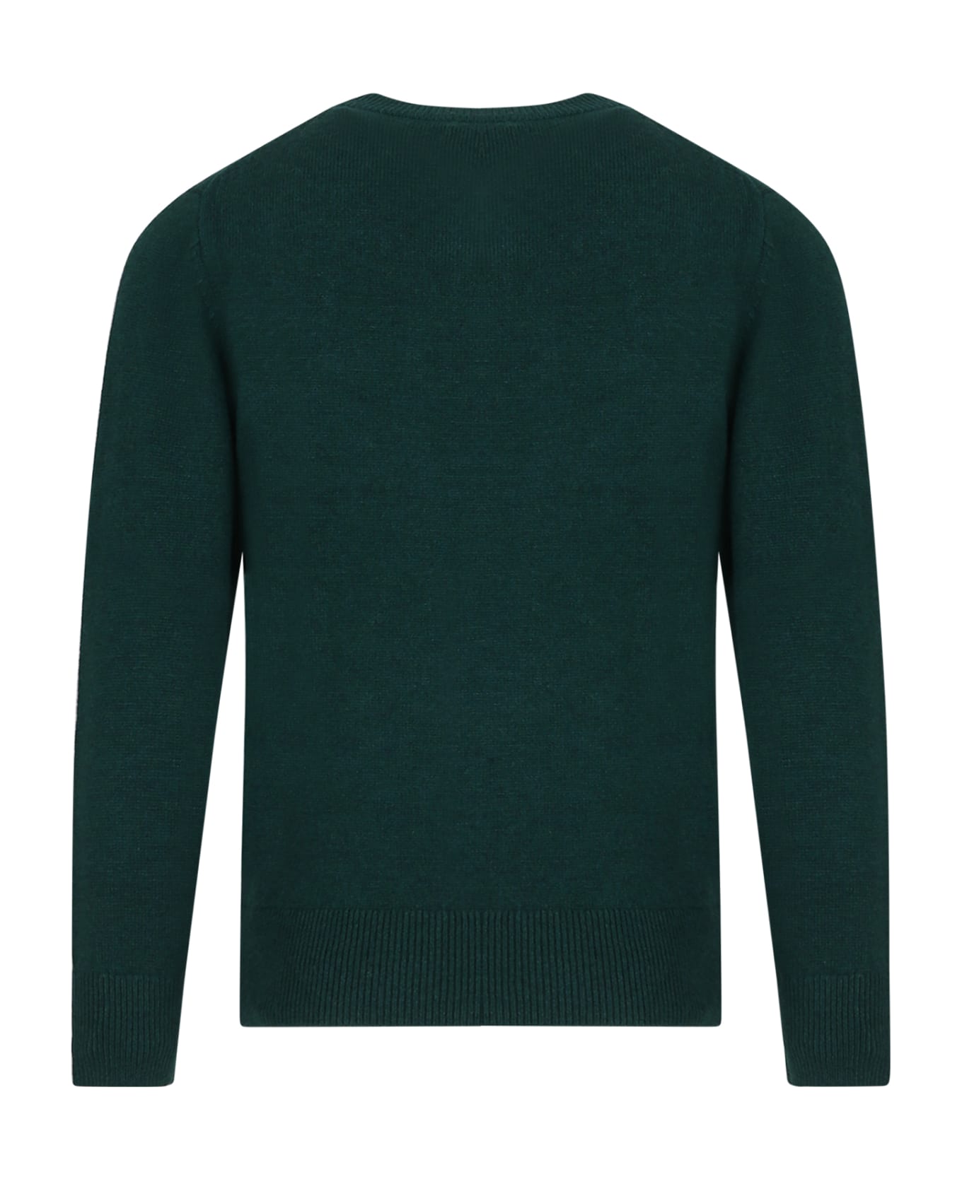 MC2 Saint Barth Green Sweater For Boy With Snoopy - Green