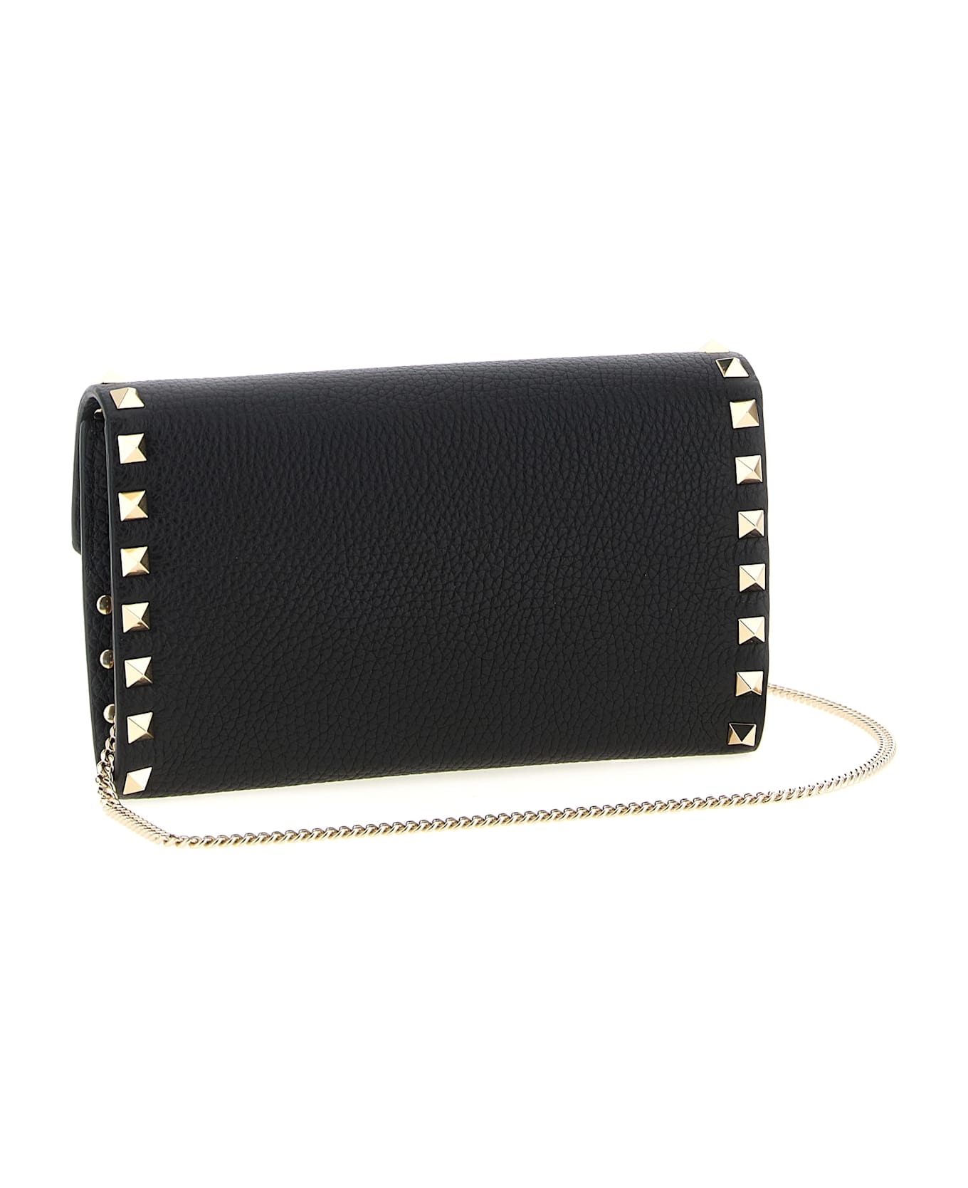 Valentino Garavani 
rockstud
 Wallet On Chain - Black  
