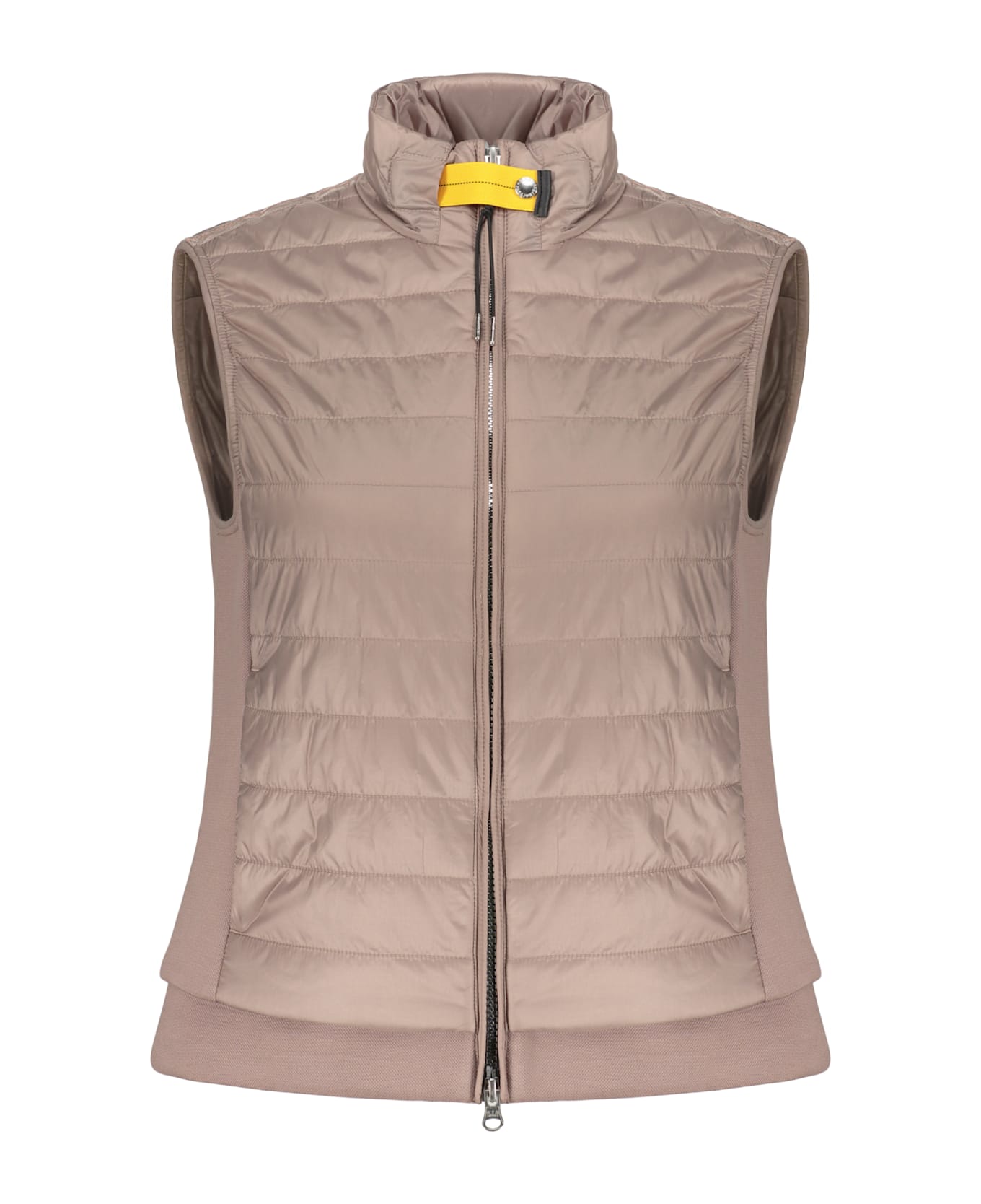 Parajumpers Lightweight Sleeveless Jacket With Zip And Pockets - taupe