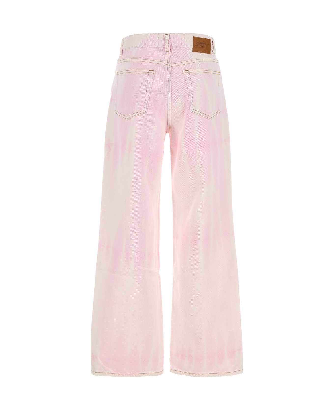 Ganni Pink Denim Jeans - CHALKPINK