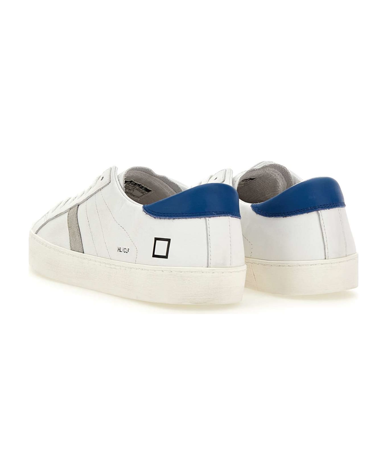 D.A.T.E. "hillow Calf" Leather Sneakers - WHITE