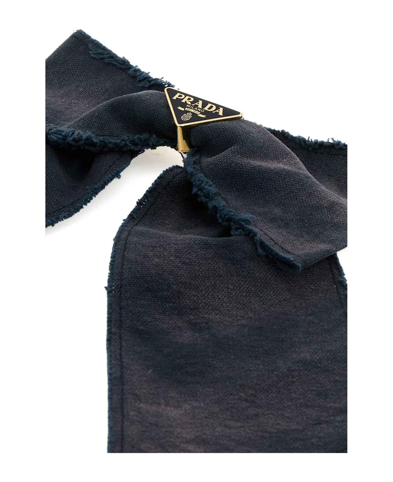 Prada Blue Canvas Hair Clip - BALTICO