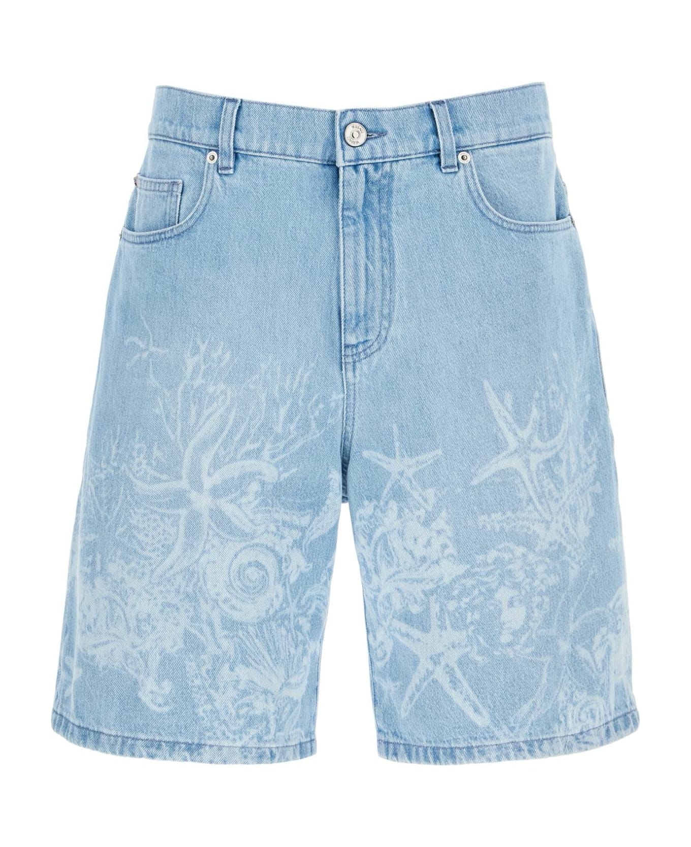 Versace 'baroque Sea Denim Lasered - LIGHTBLUE