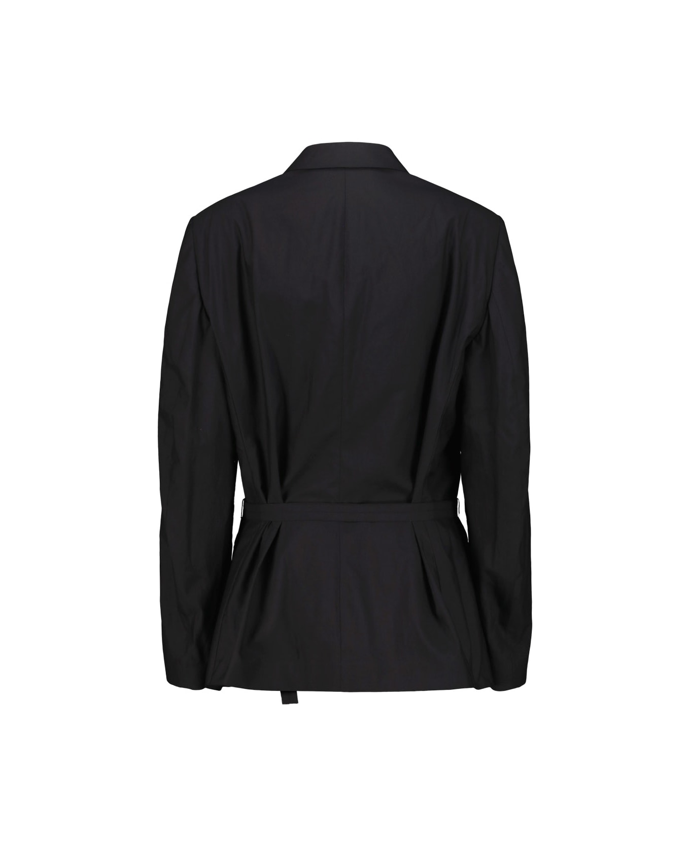 Lemaire Belted Light Tailored Jacket - Black
