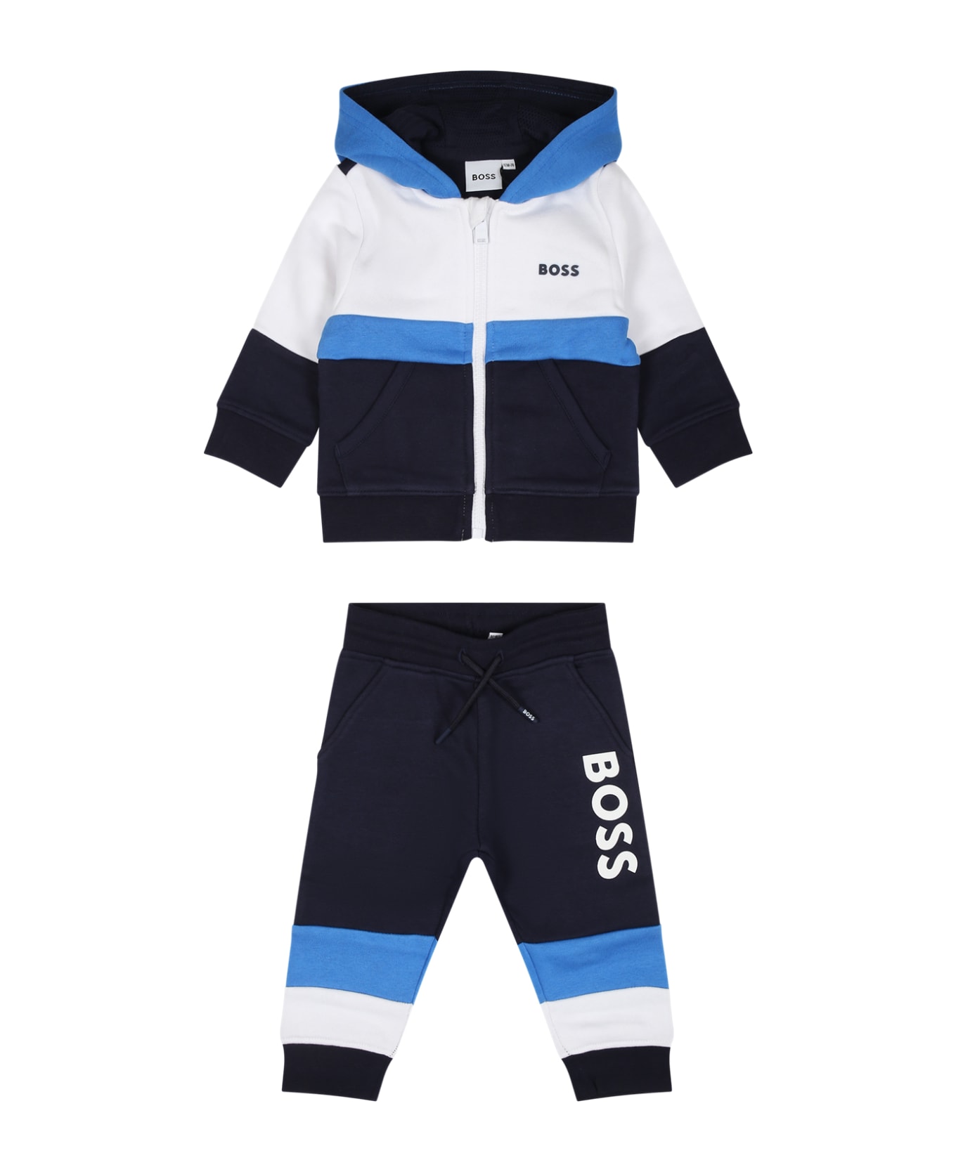 Hugo Boss Multicolor Sports Suit For Newborn - Multicolor ボトムス