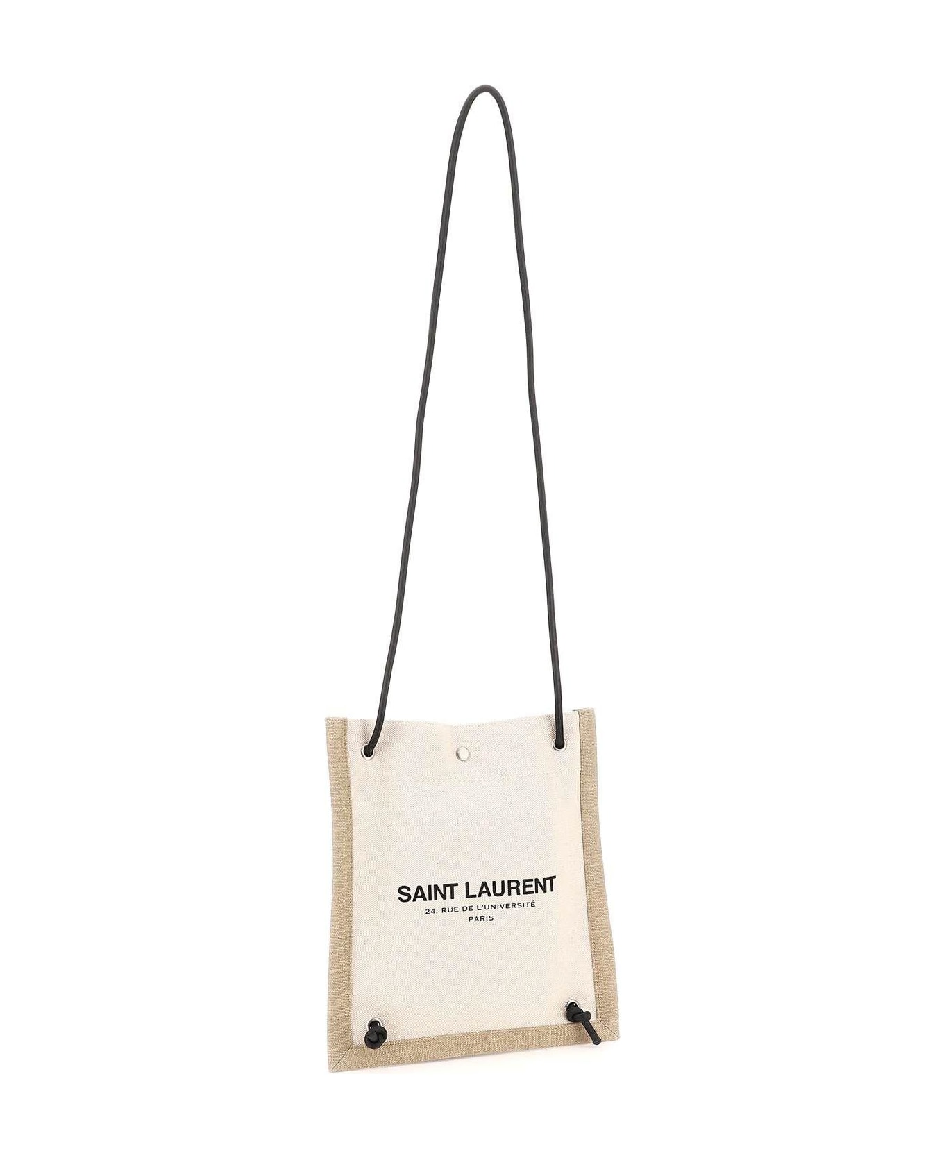 Saint Laurent Flat Crossbody Bag - Bianco バックパック