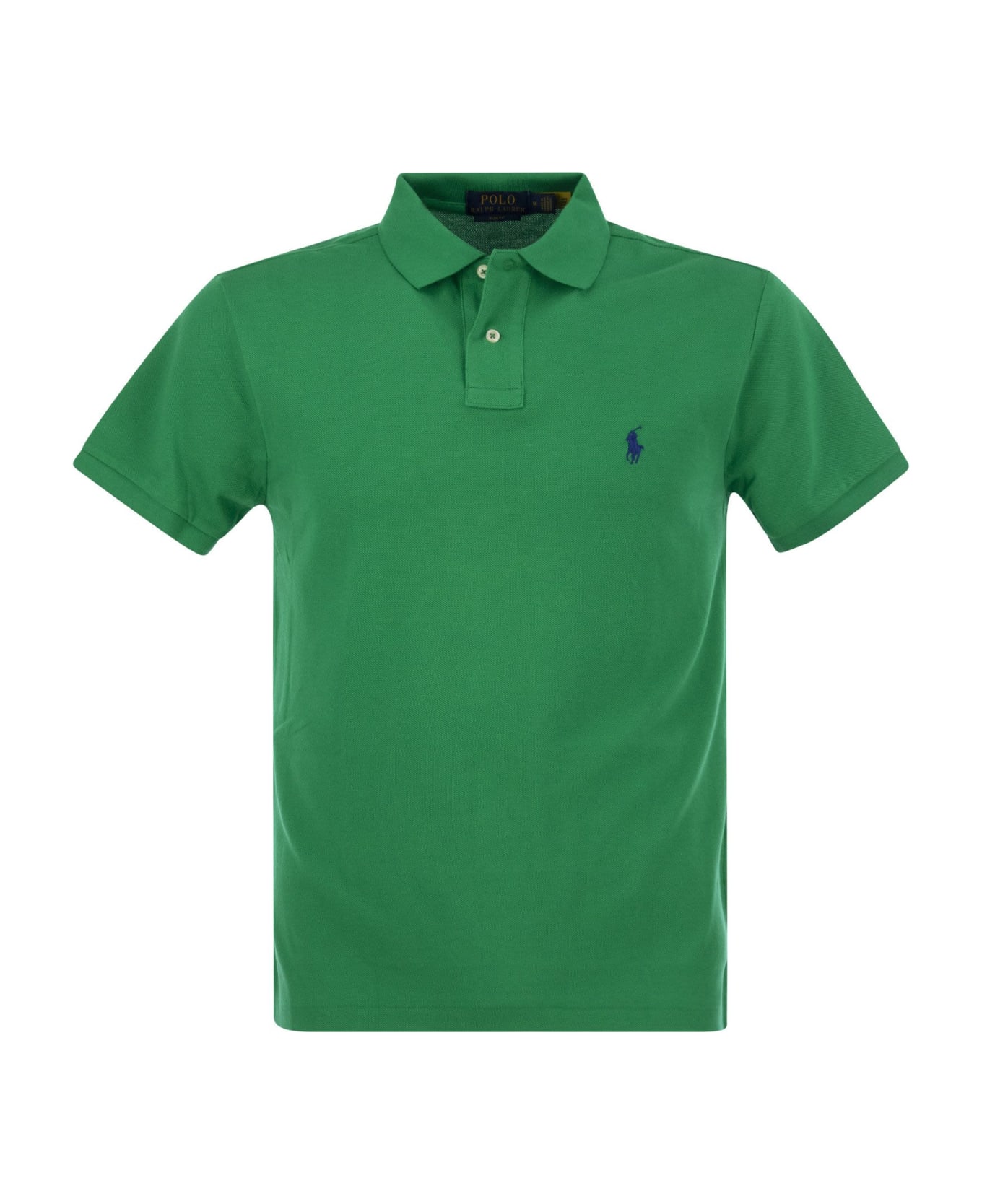 Polo Ralph Lauren Embroidered Logo Polo Shirt - Green