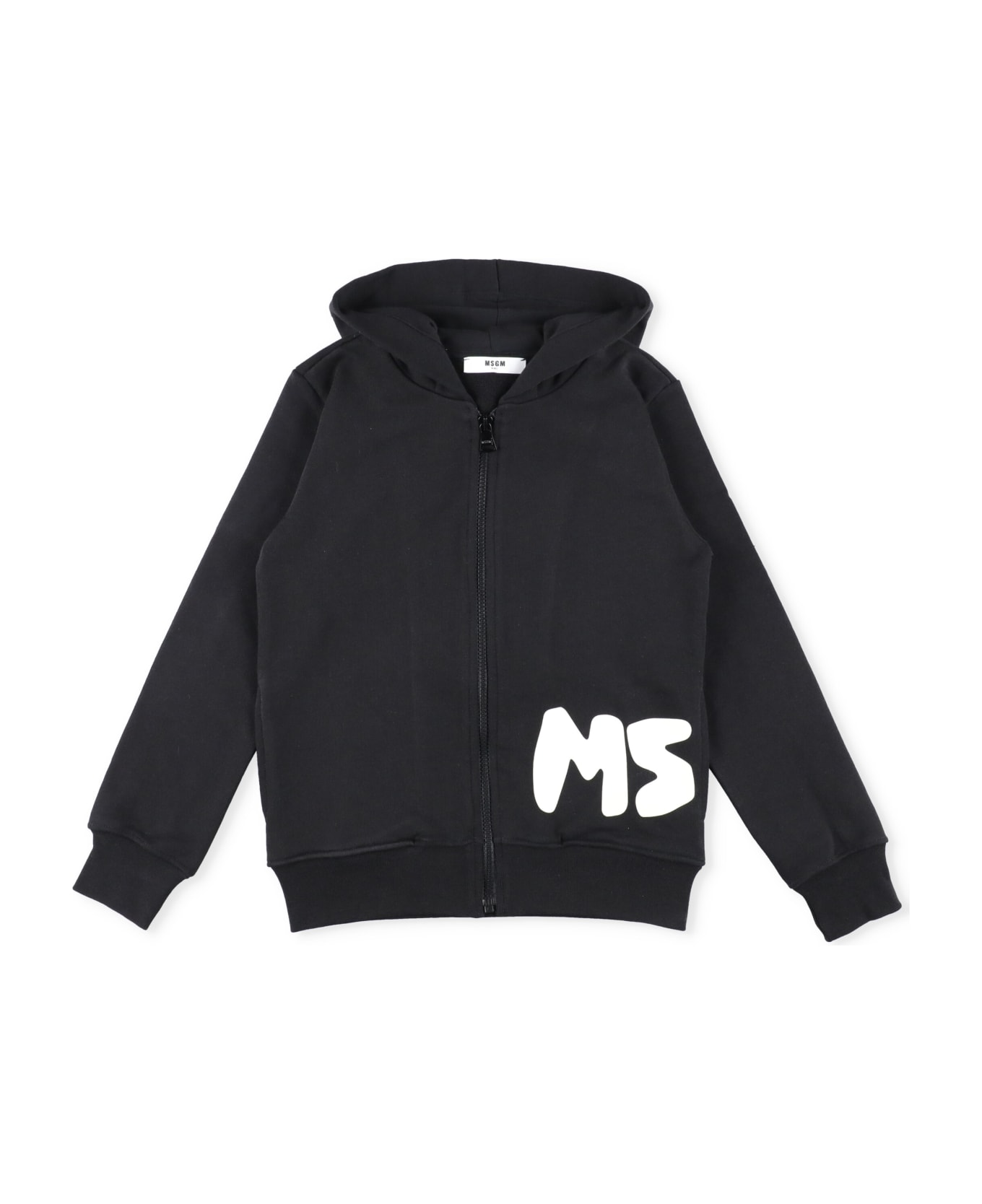 MSGM Sweatshirt With Logo - Nero/black