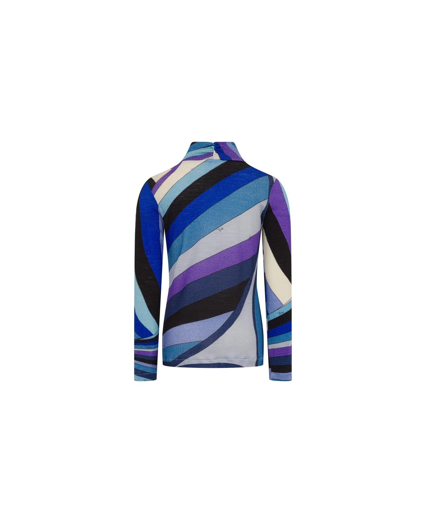 Pucci T-shirts "lines" - BLUE