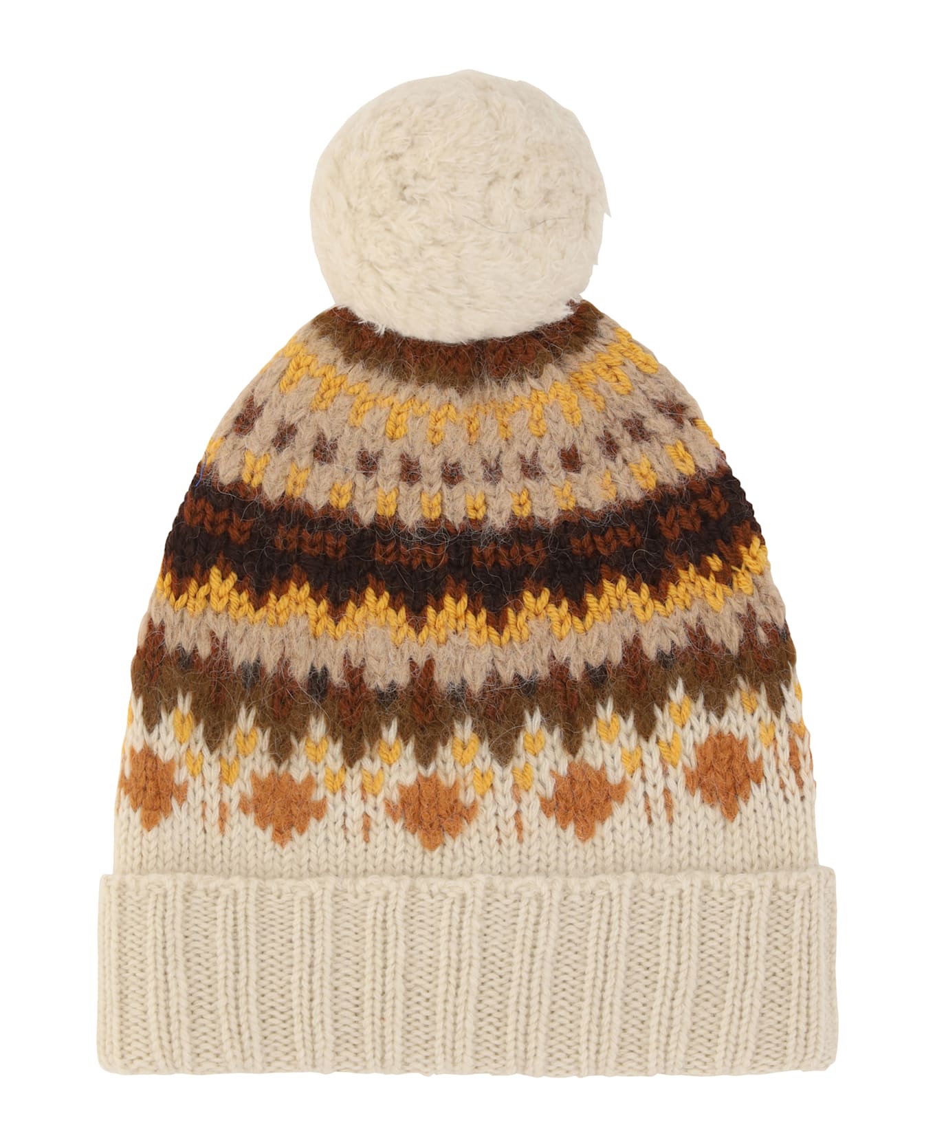 Moncler Grenoble Beanie Hat - Light Beige