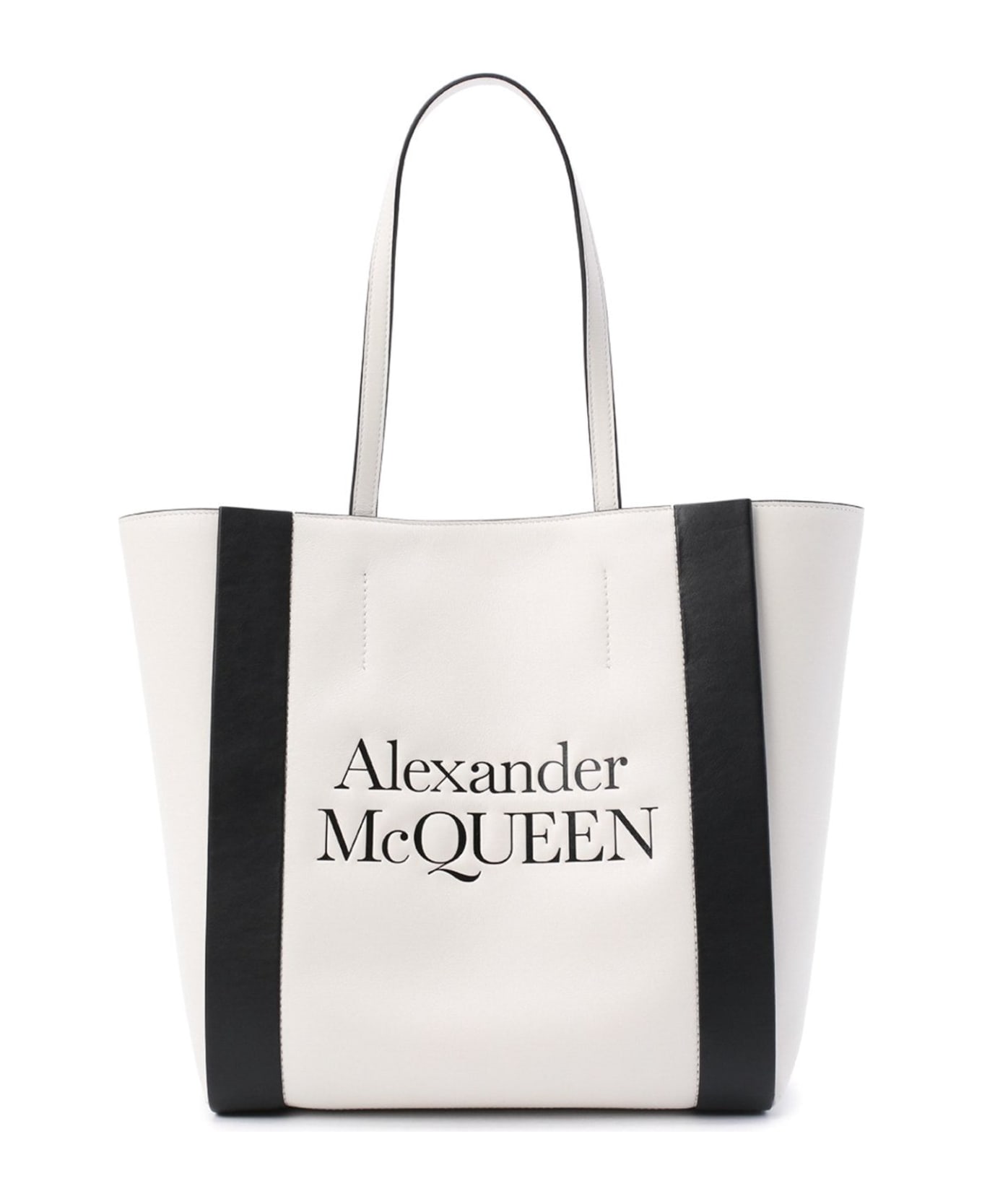 Alexander McQueen Logo Tote - White