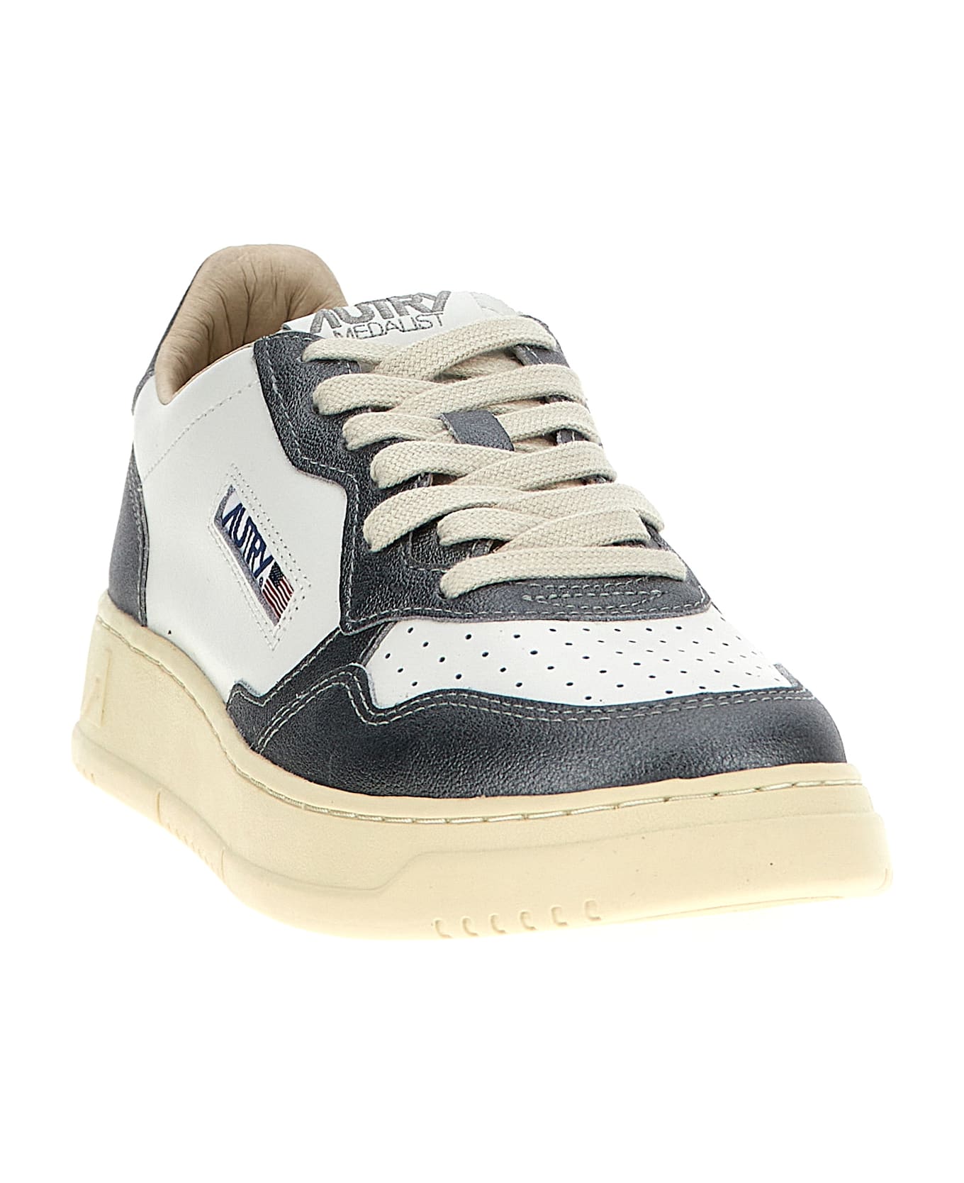 Autry 'medalist Low' Sneakers - Silver