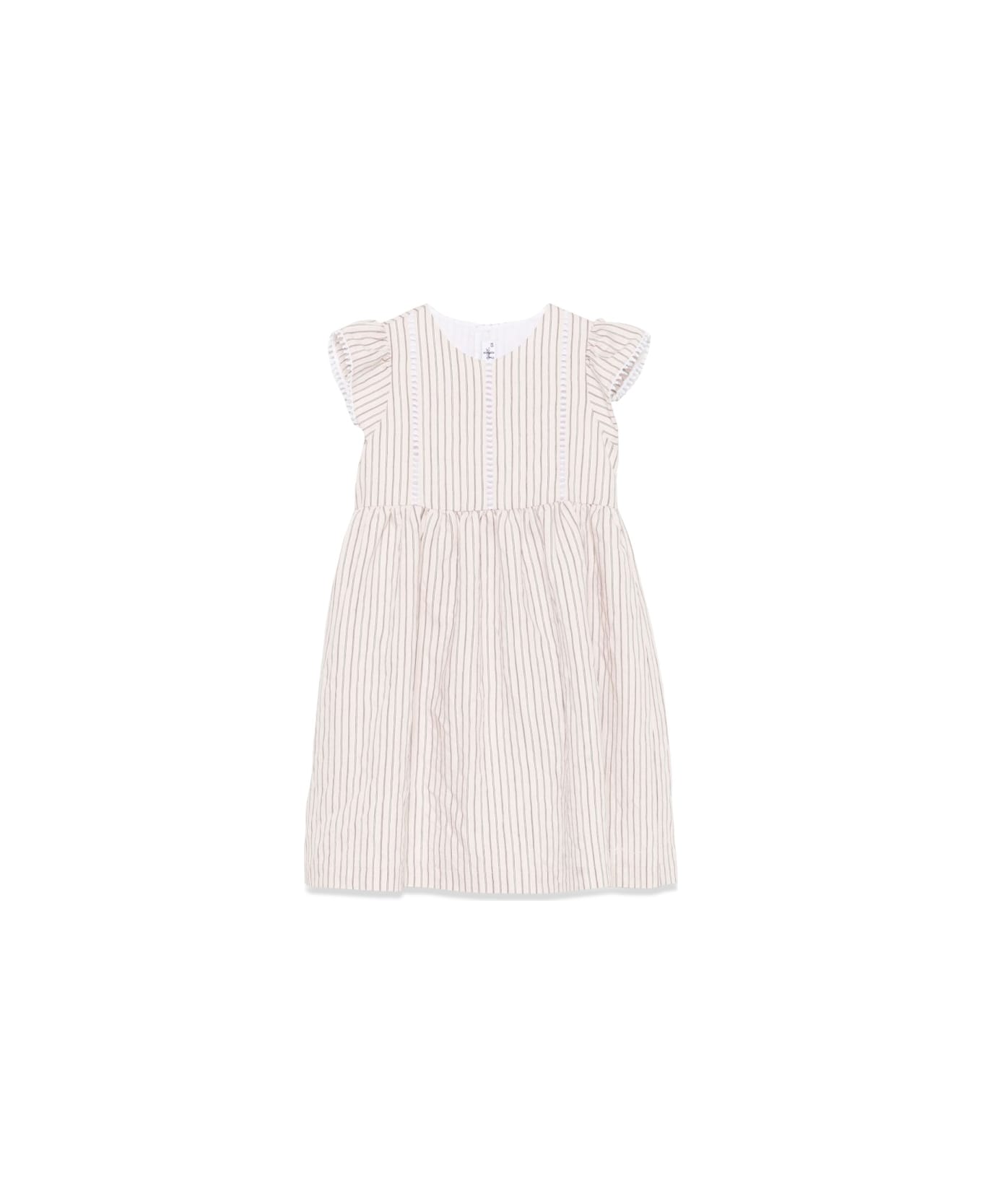 Il Gufo Dress M/short Frappe - PINK