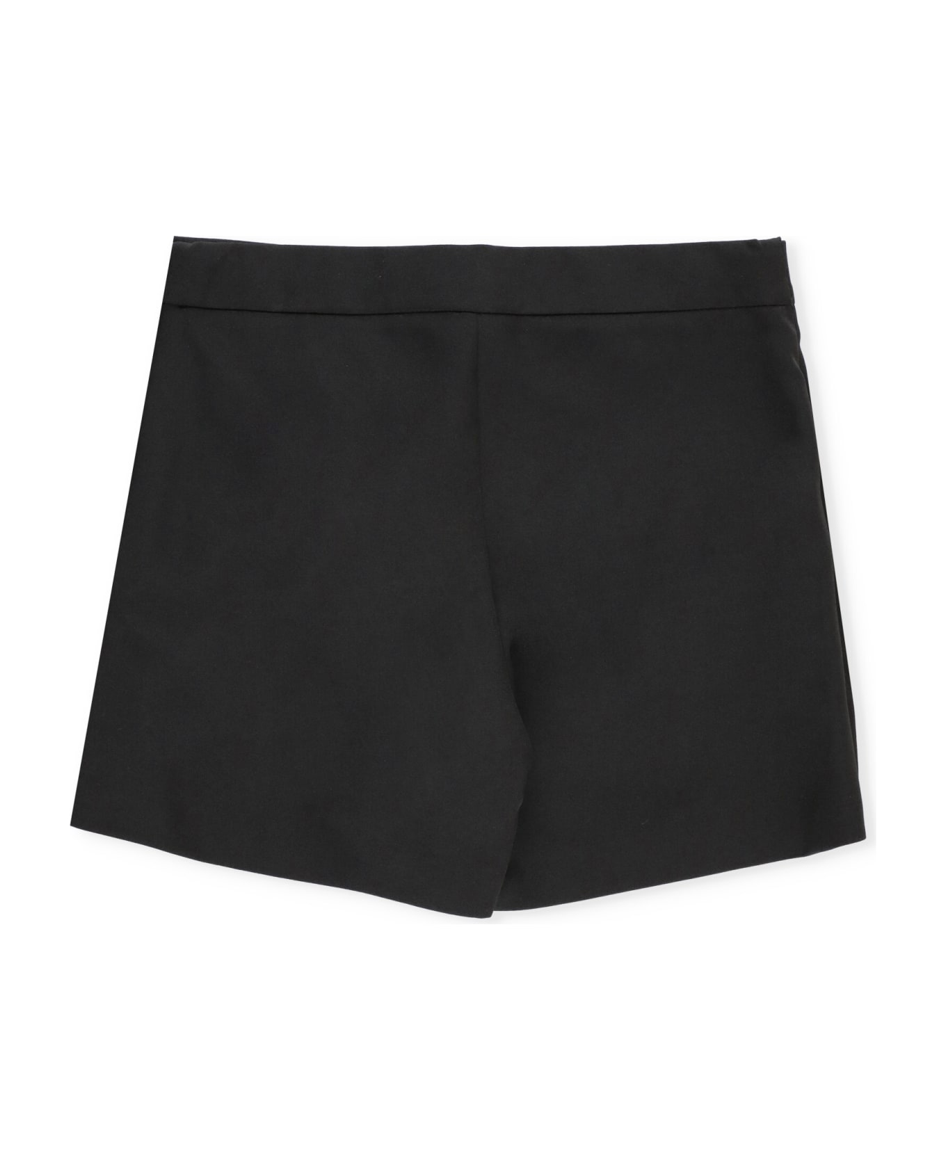 MSGM Shorts With Strass - Black