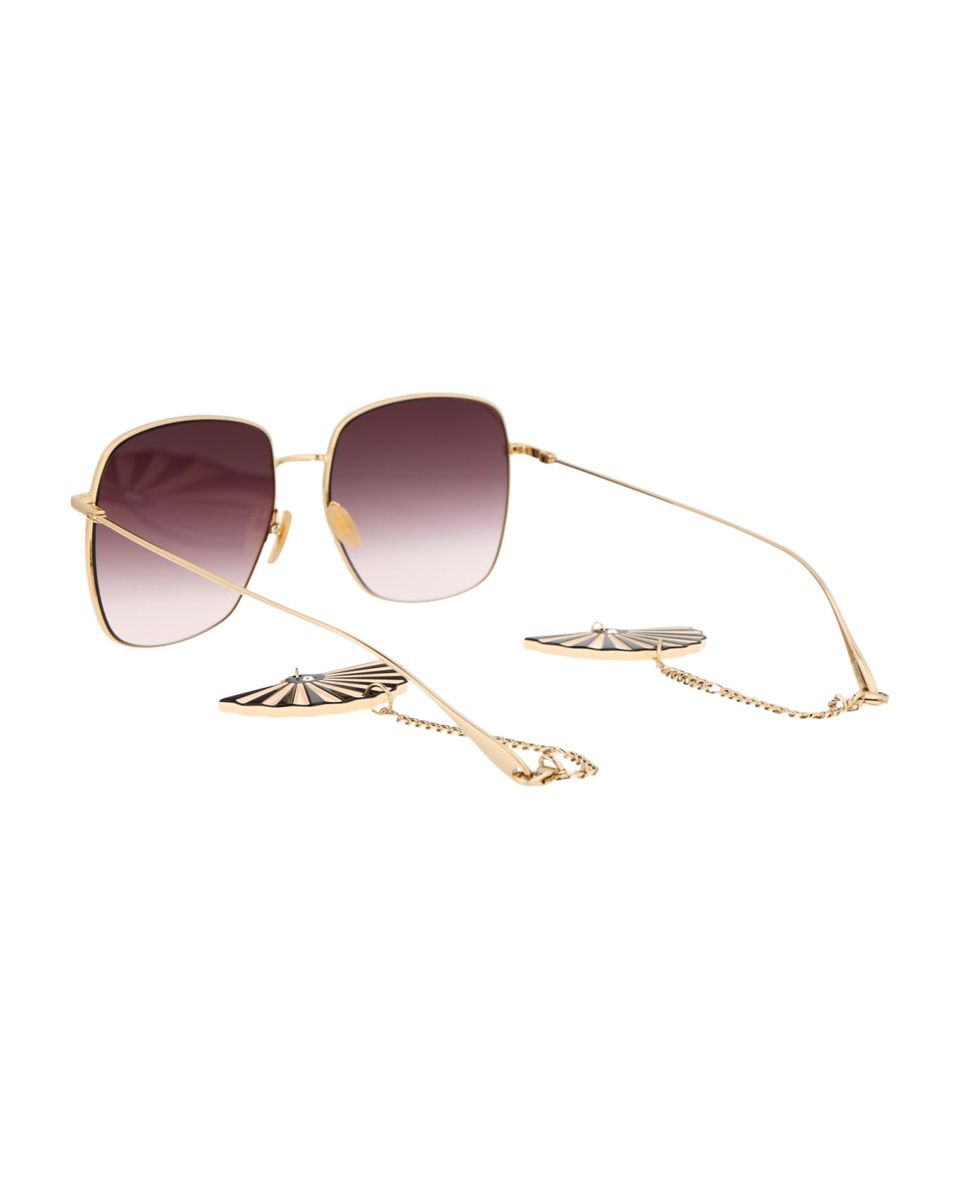 Gucci Eyewear Gg1031s Sunglasses - 010 GOLD GOLD RED サングラス