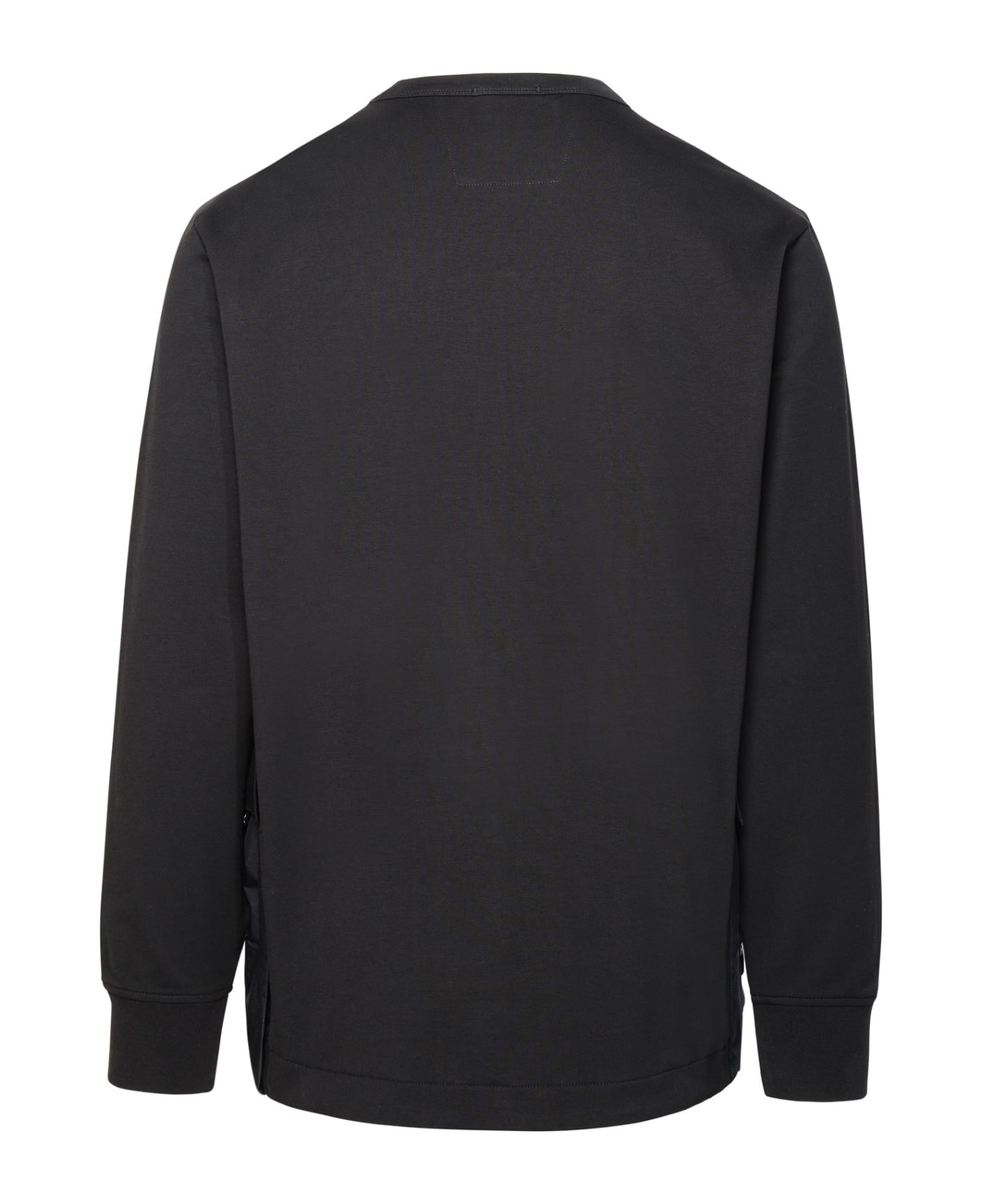 C.P. Company Black Cotton Blend Sweatshirt - Black フリース