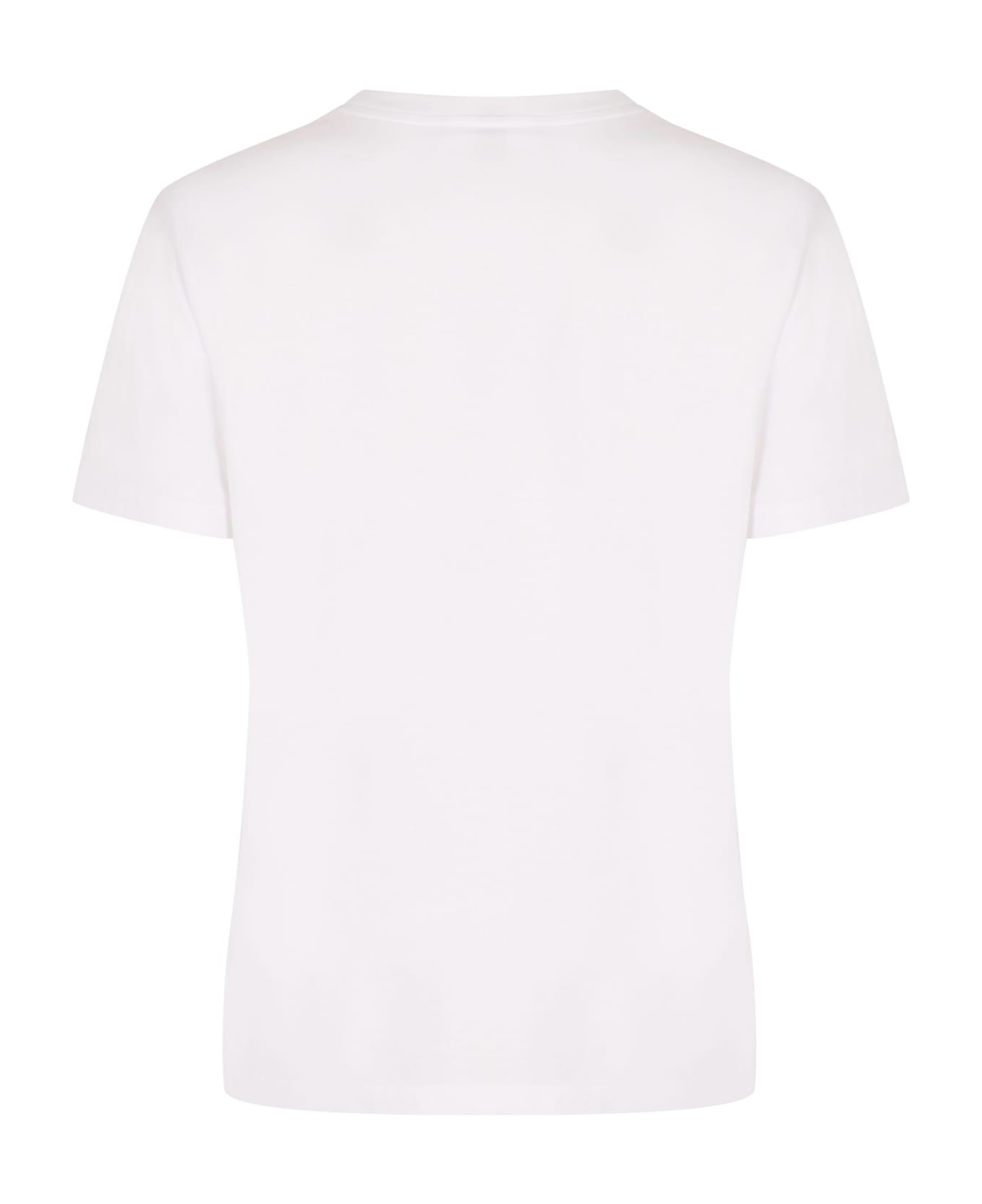 Alberta Ferretti Logo Cotton T-shirt - White