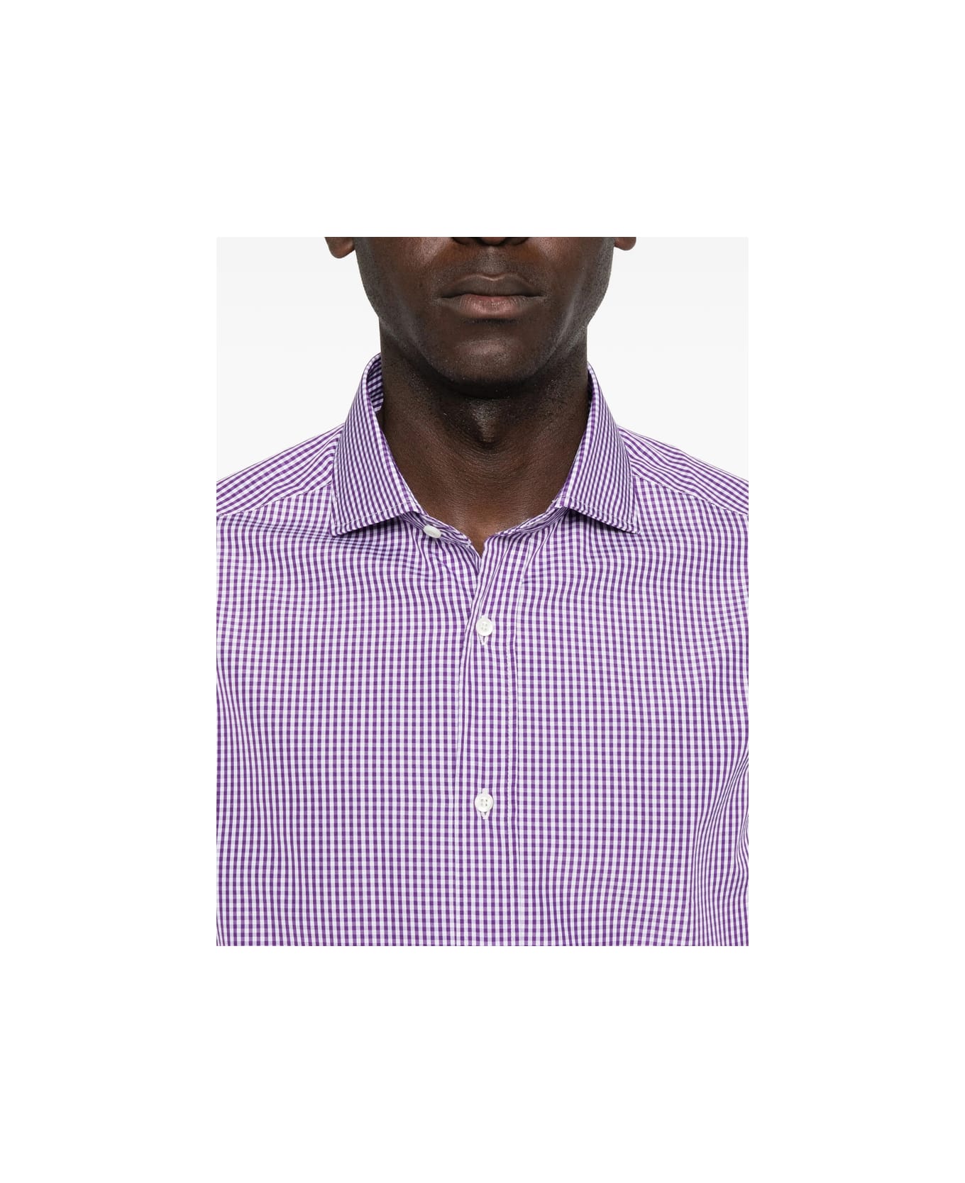 Brunello Cucinelli Shirt - PURPLE/WHITE
