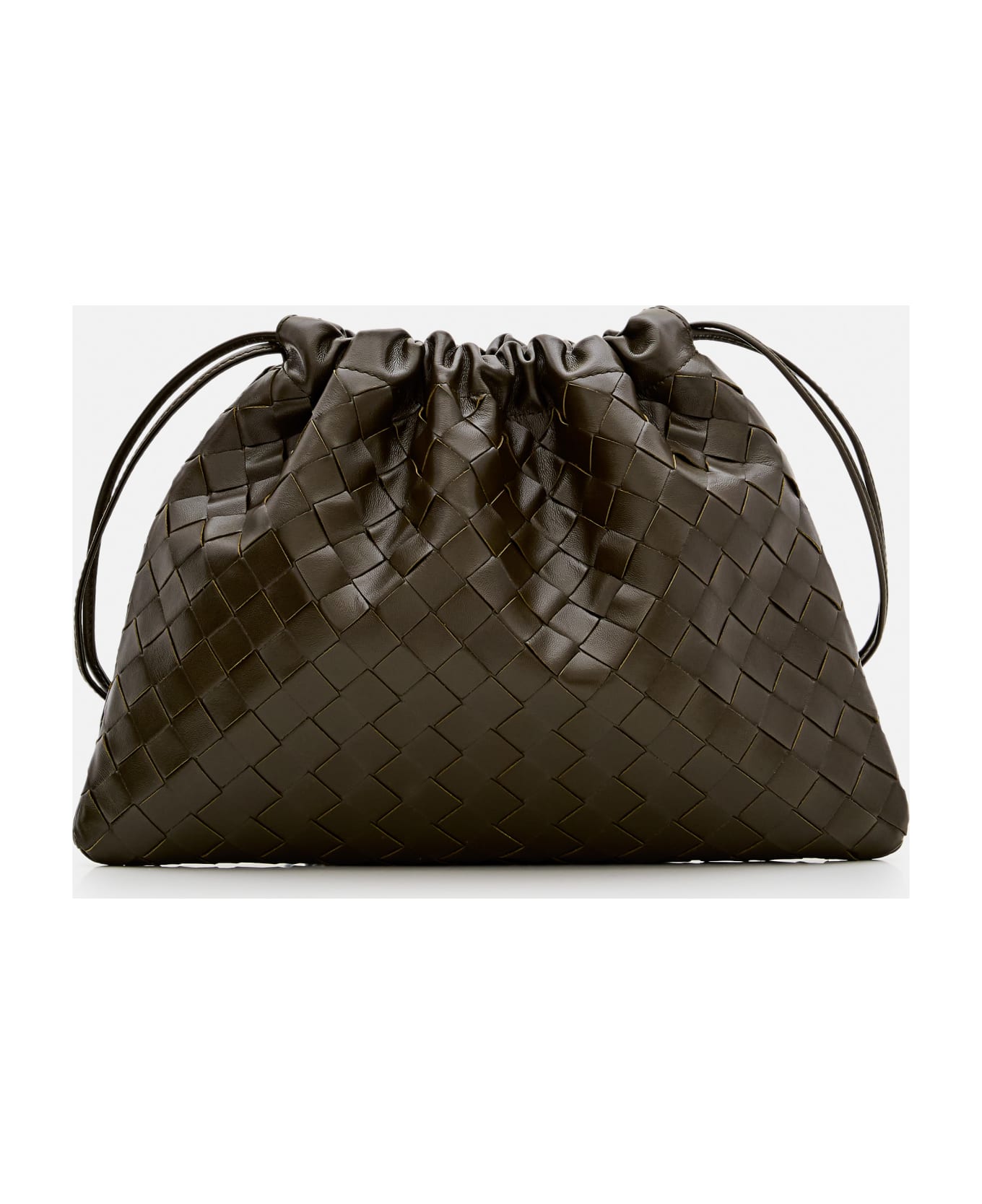 【関税&送料込】Bottega Veneta Intrecciato Dustbag Medium Bottega Veneta Medium Dustbag Intrecciato Leather Shoulder