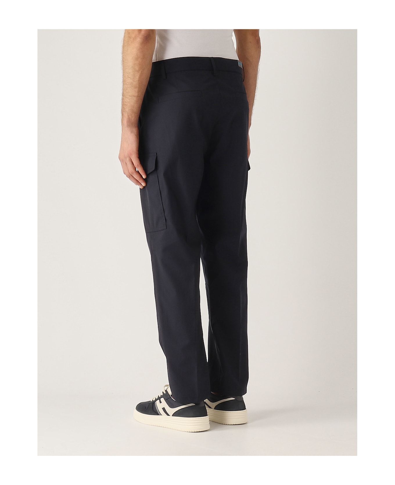 Etro Cargo Tapered Regular-fit Trousers - NAVY