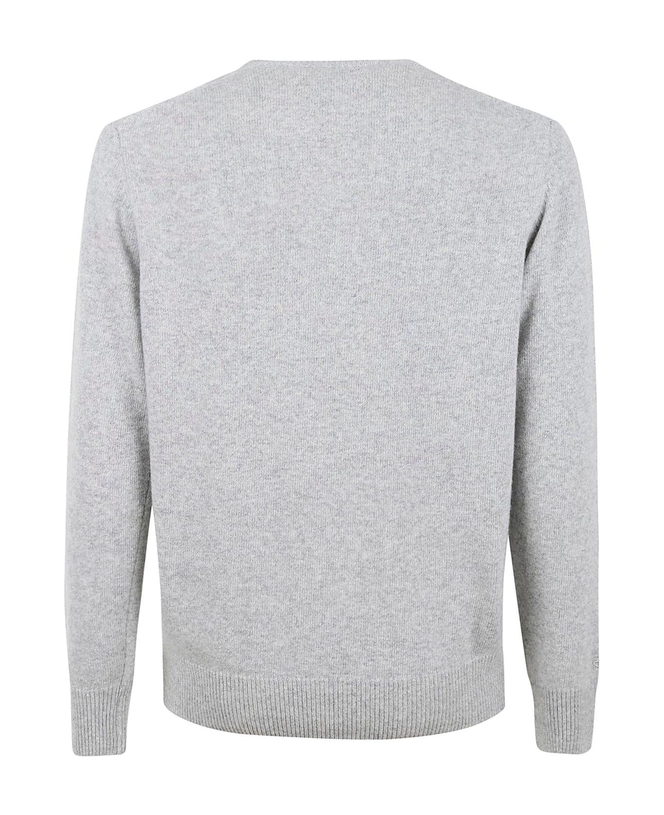 MC2 Saint Barth Intarsia-knit Crewneck Jumper Sweater - GRIGIO