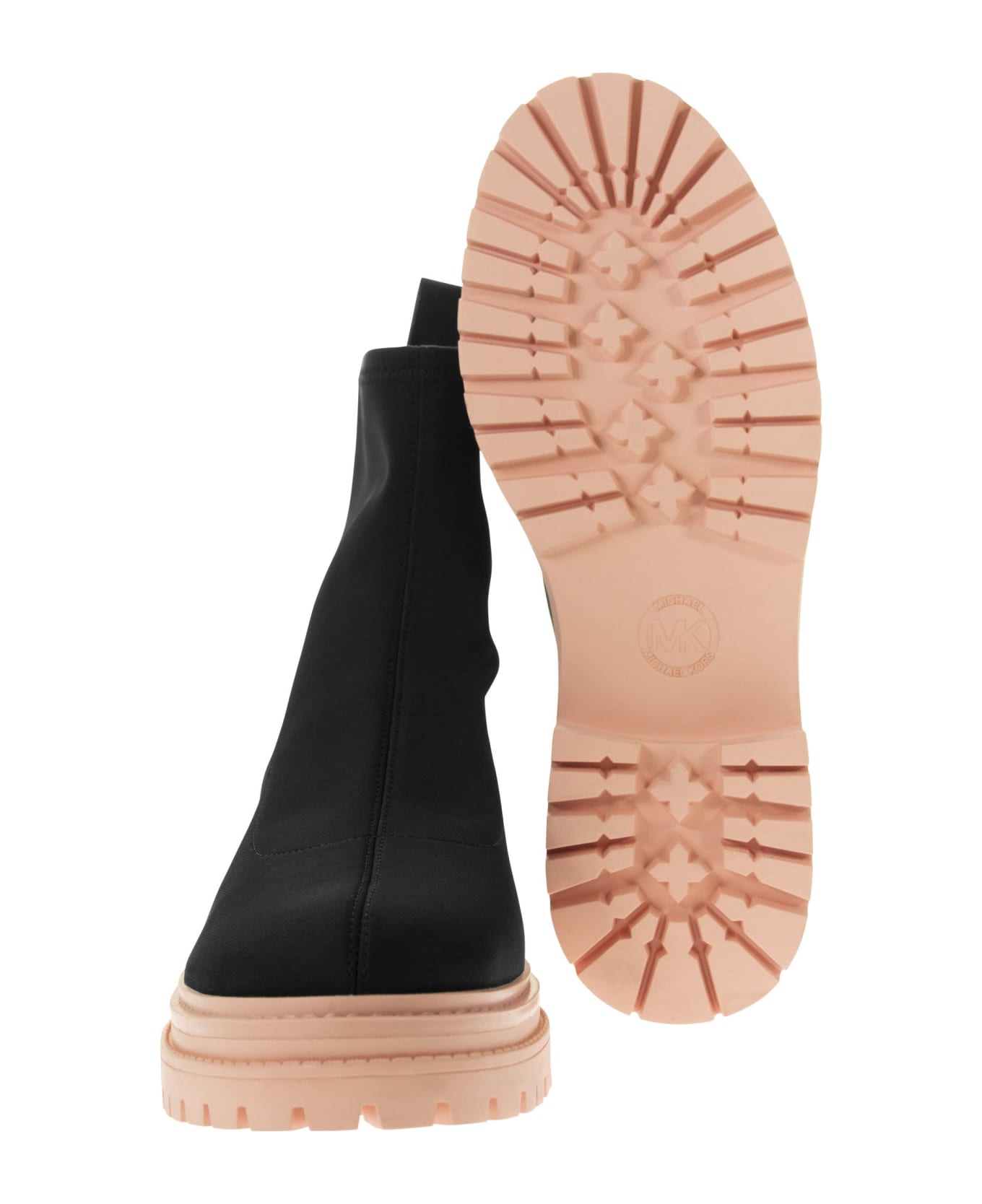 Michael Kors Vomet - Ankle Boot - Black/pink ブーツ