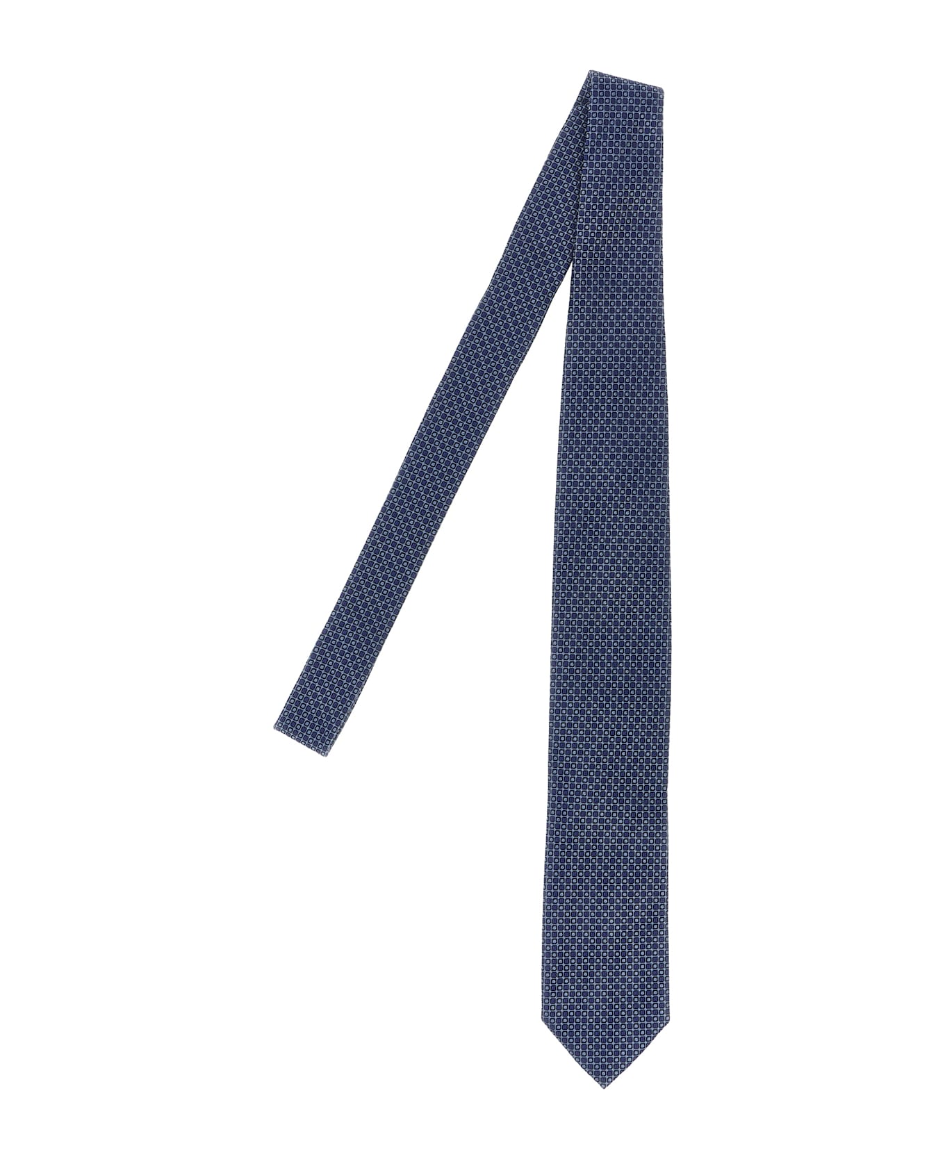 Pal Zileri Patterned Silk Tie - Blue