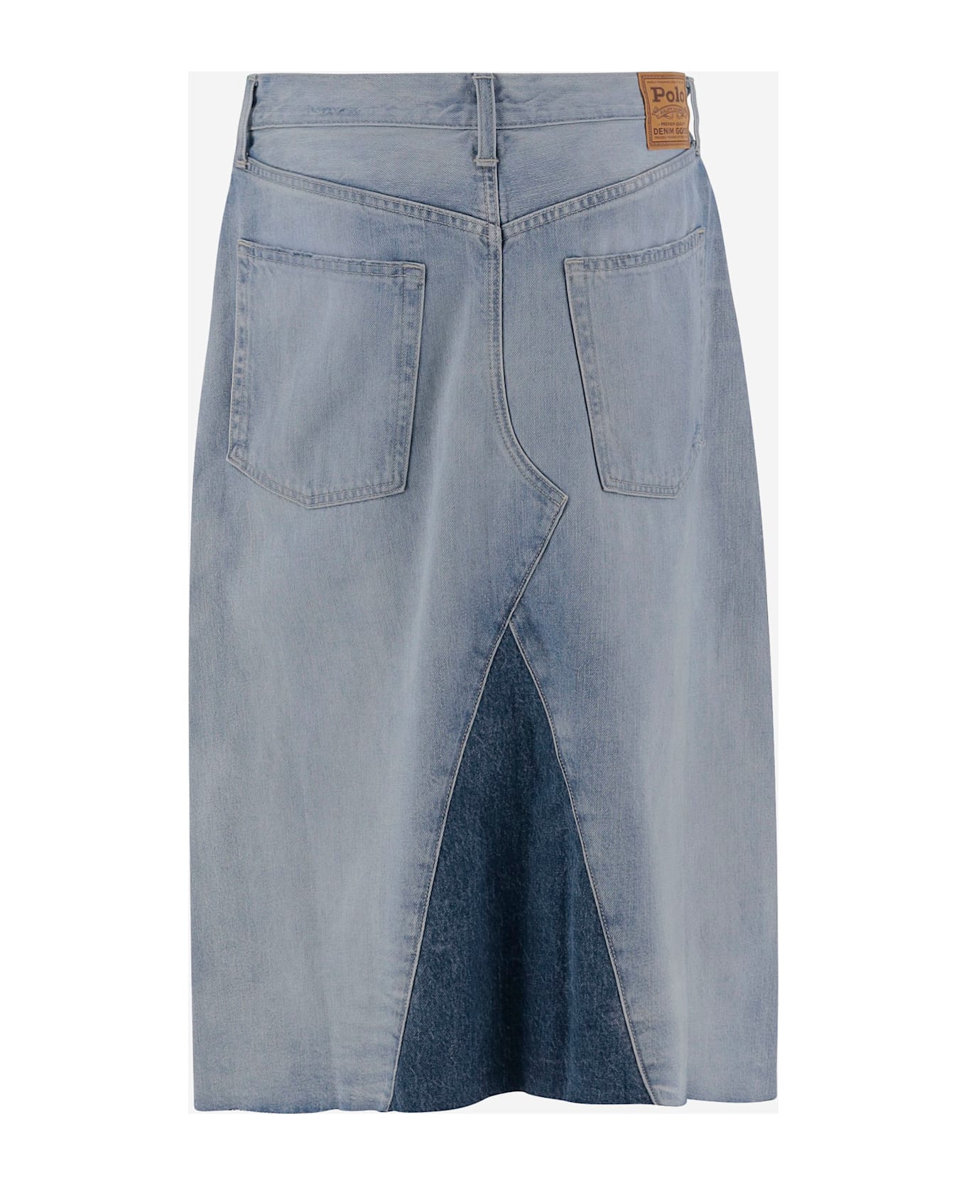 Polo Ralph Lauren Cotton Denim Skirt - Denim