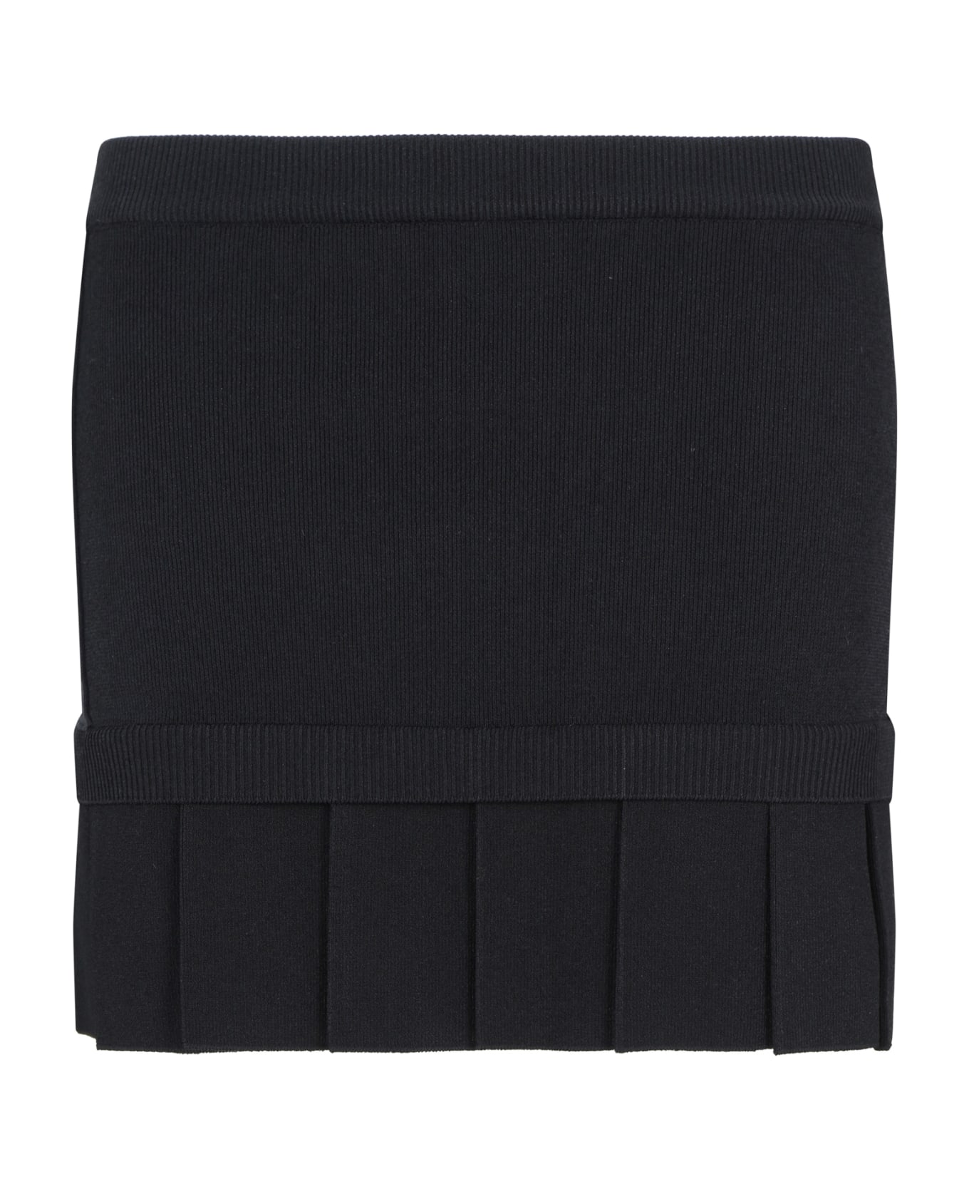 Off-White Logo Band Mini Skirt - Black Blac