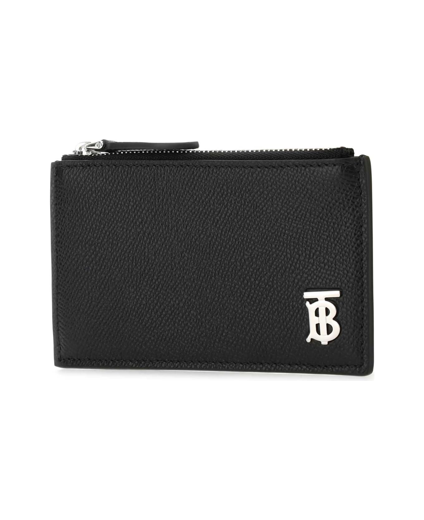 Burberry Black Leather Card Holder - A1189