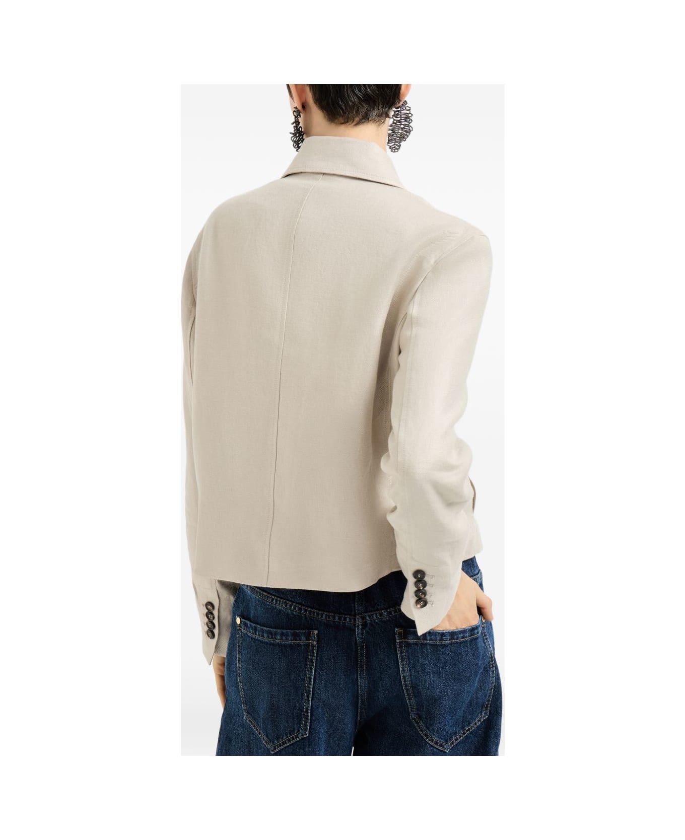 Brunello Cucinelli Linen Jacket - Beige