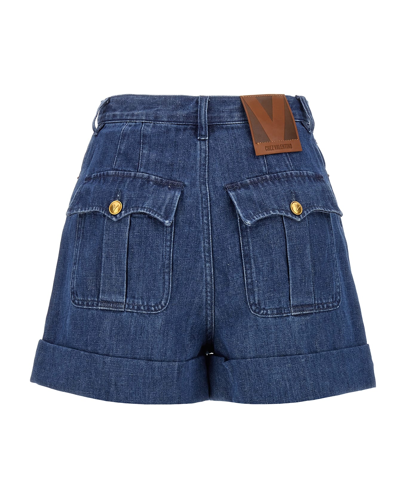 Valentino Garavani Denim Shorts - Blue