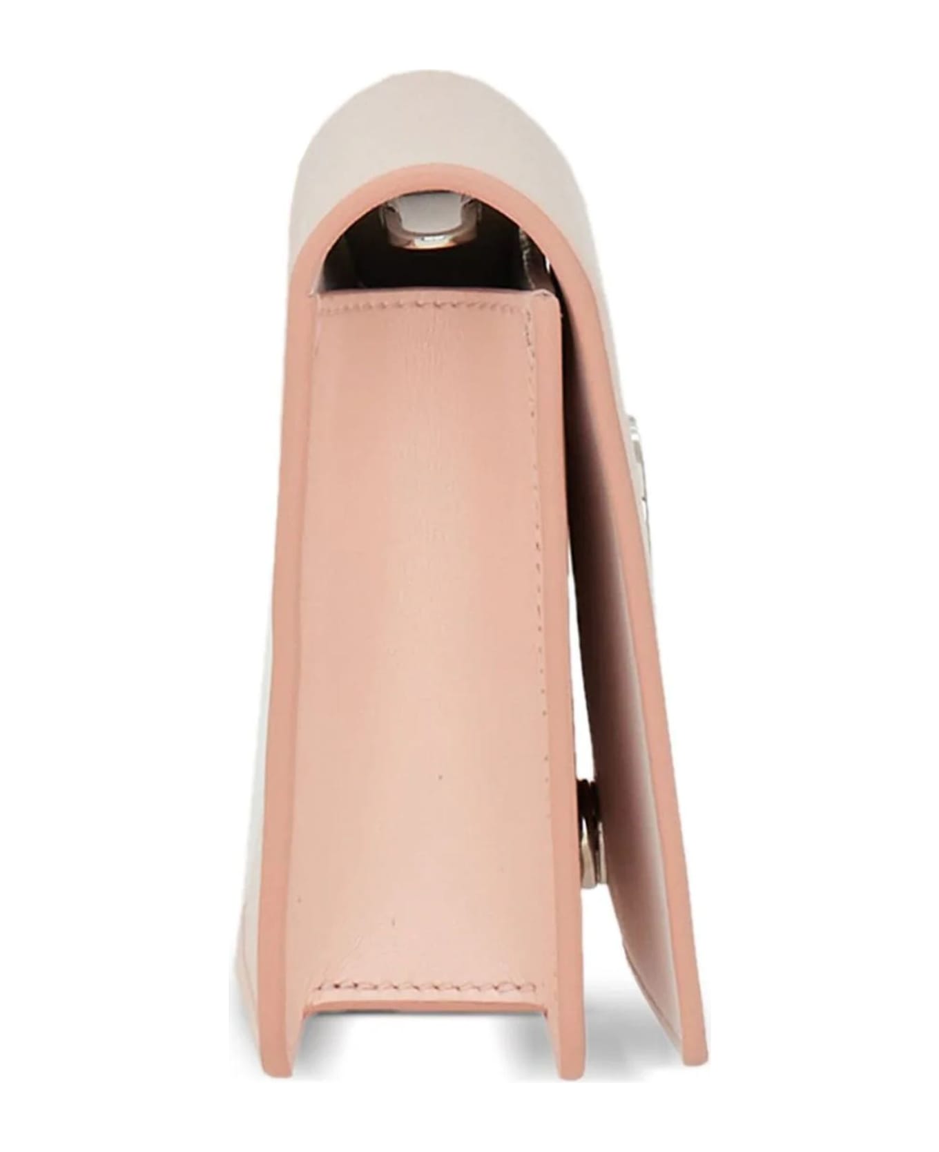Ferragamo Double Gancini Mini Bag - Nylund pink || optic-white バッグ