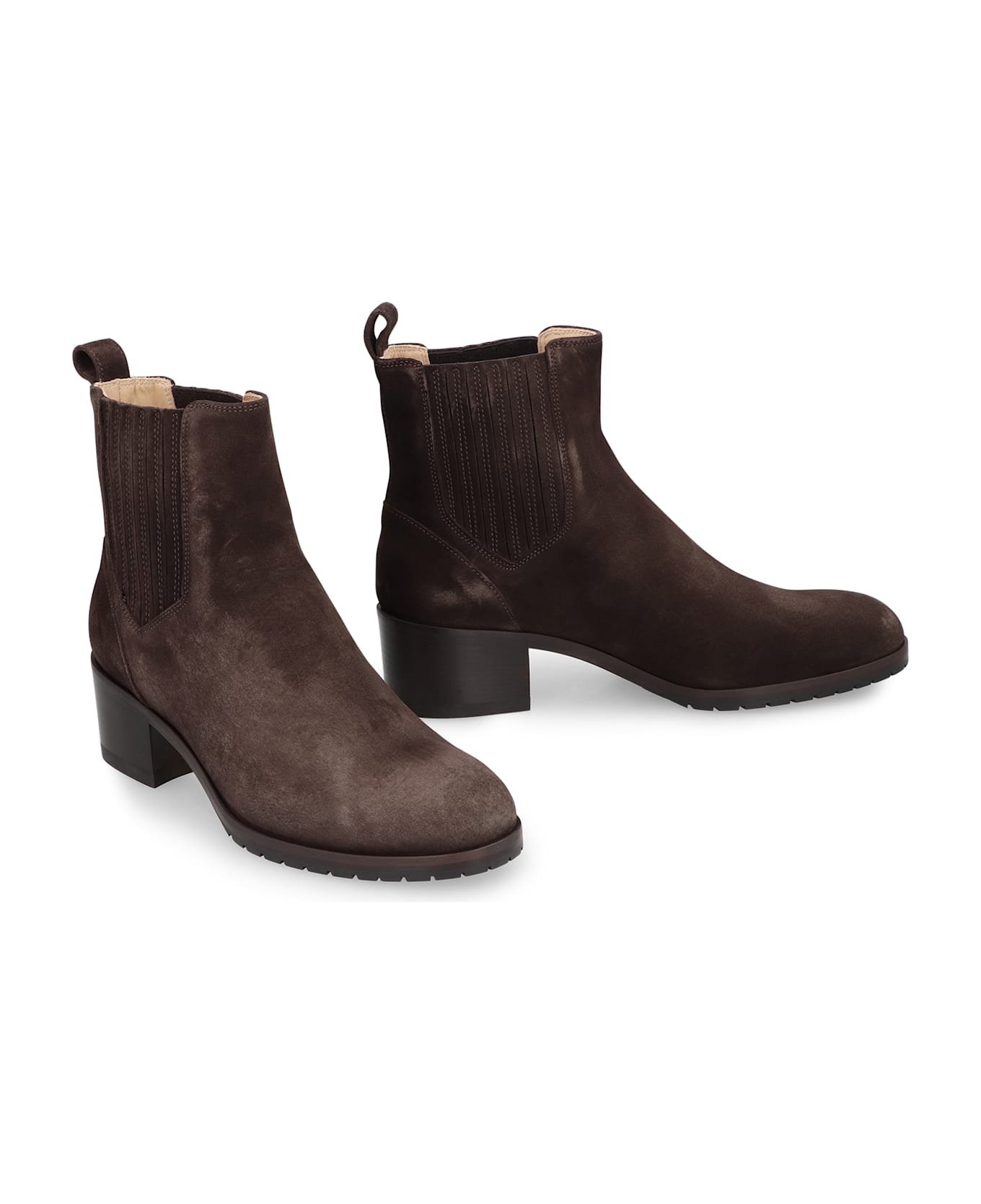 Doucal
s Suede Ankle Boots - brown