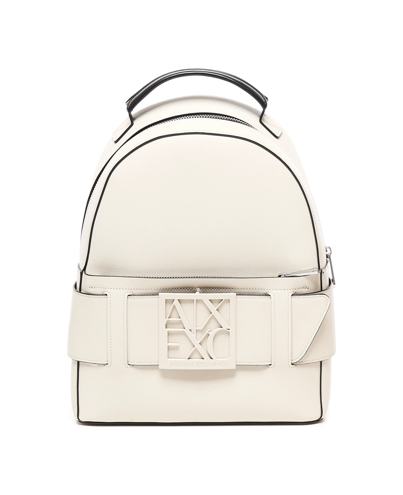 Armani Exchange Logo Backpack - White