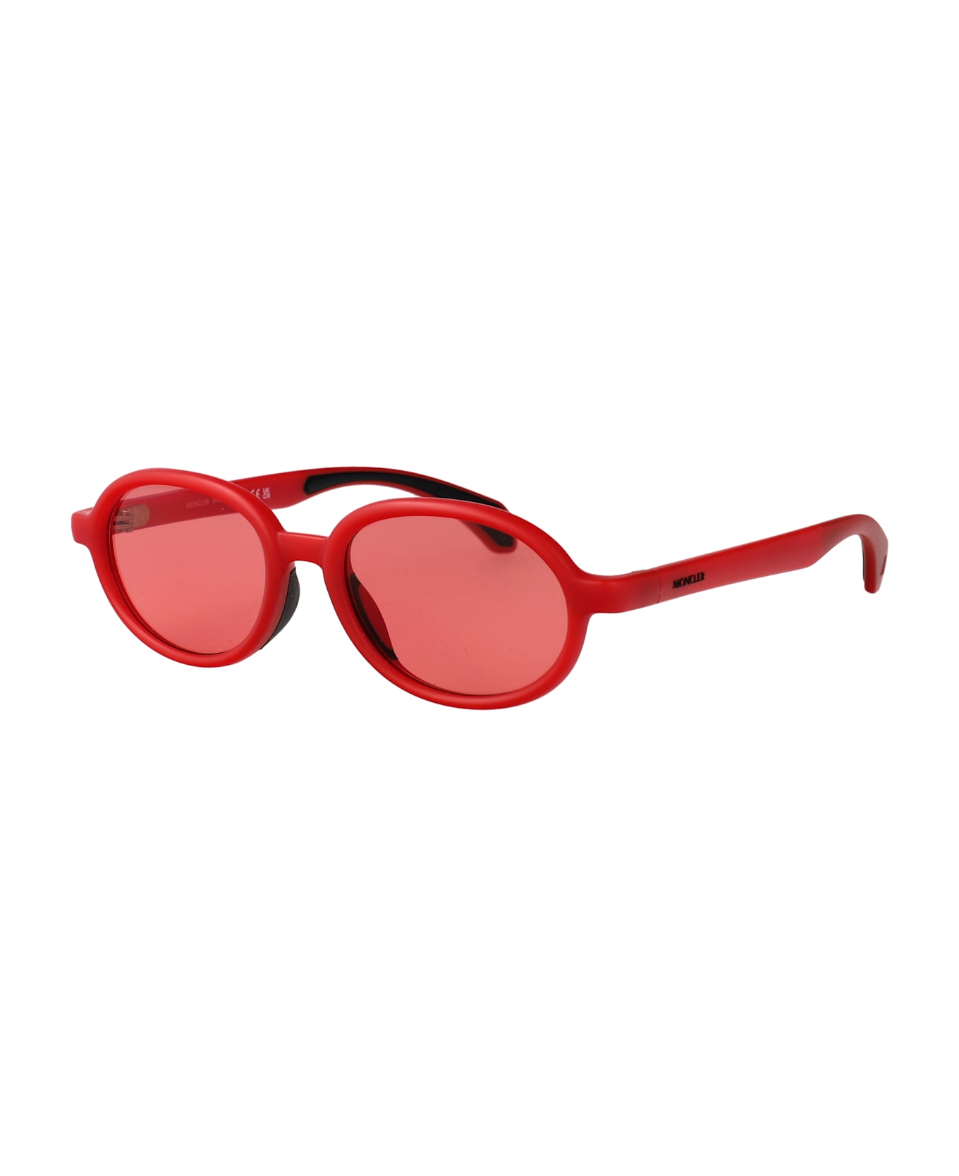 Moncler Eyewear Caprice Sunglasses - MATTE MILKY RED