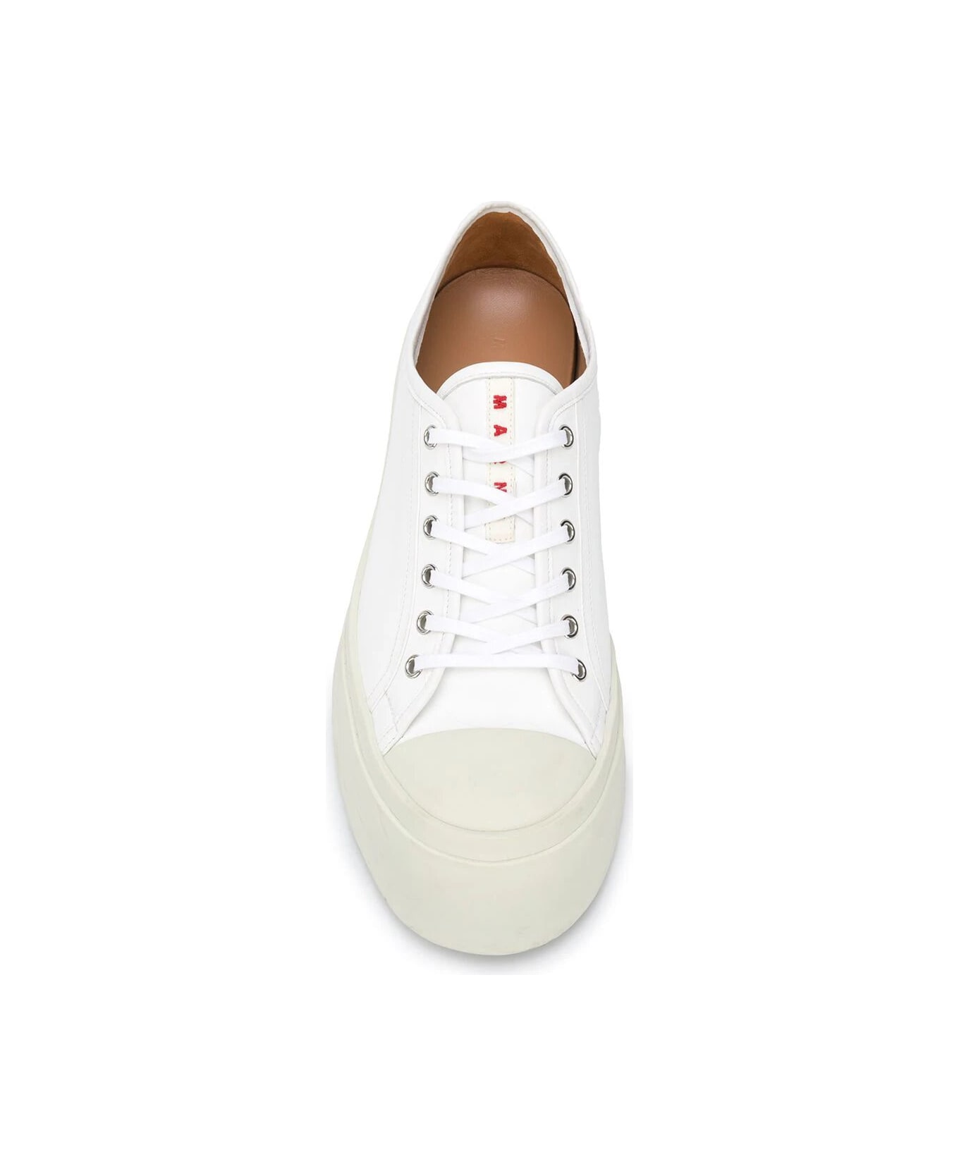Marni Lace Up Sneakers - Lily White