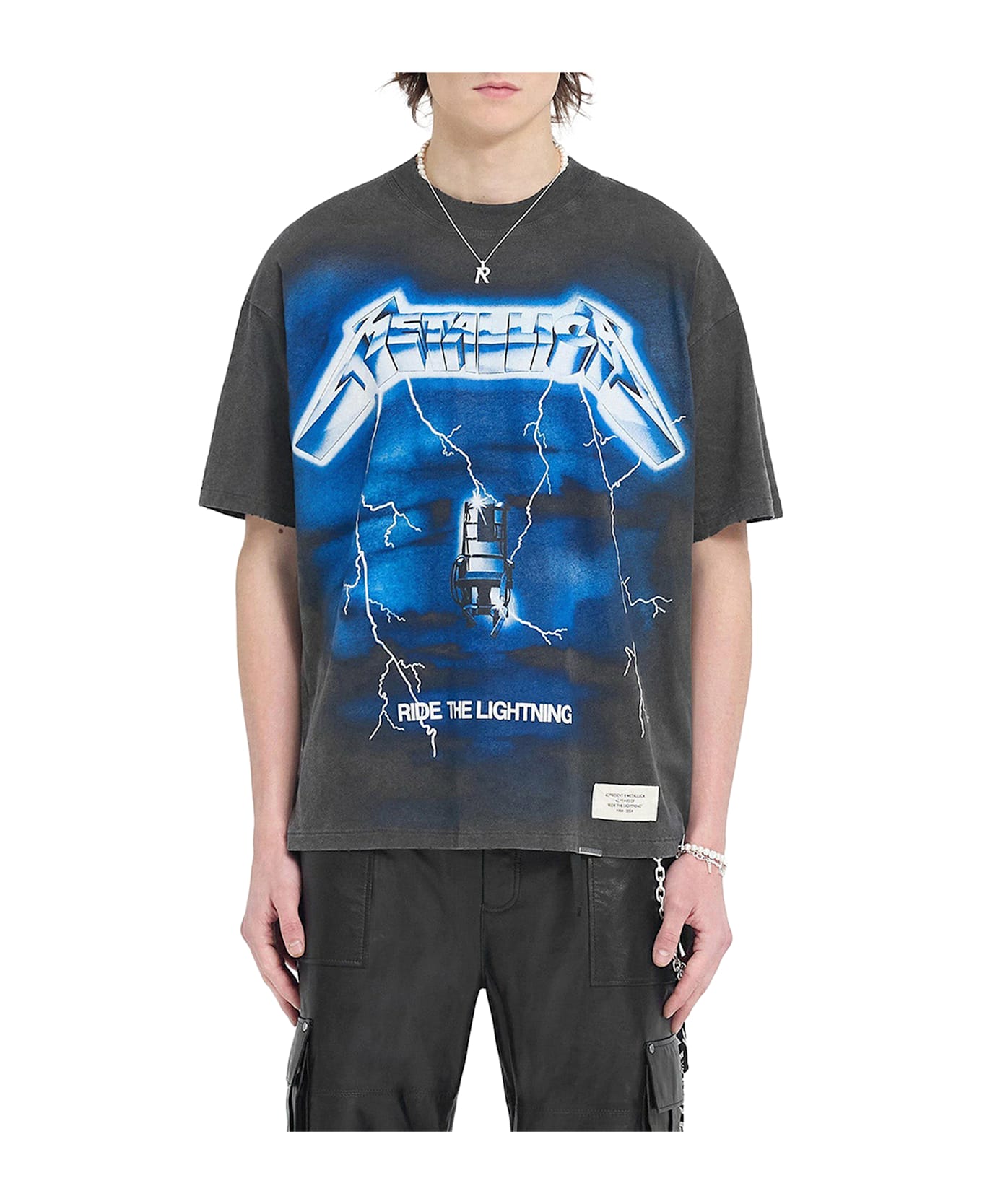 REPRESENT Metallica Ride The Lightning Ss T-shirt - Grigio