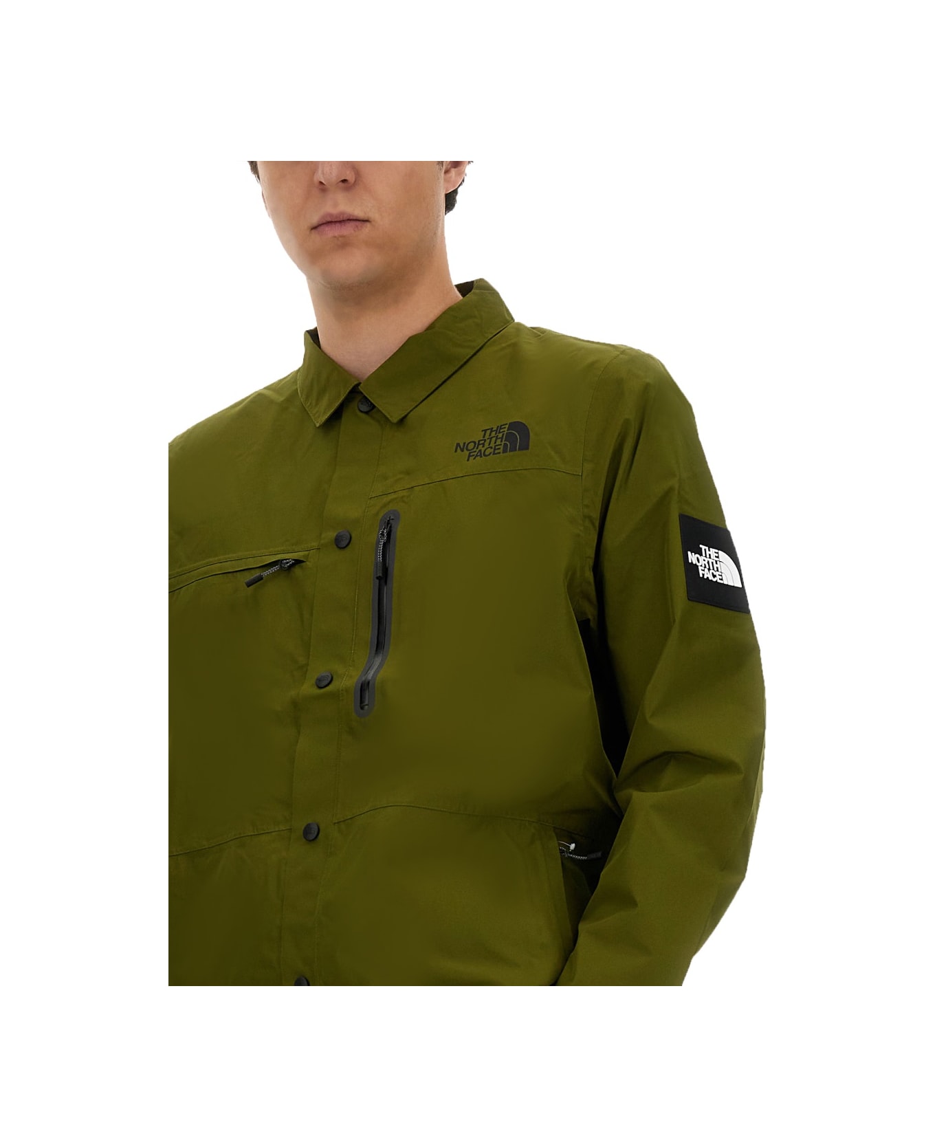 The North Face Shirt With Logo - GREEN