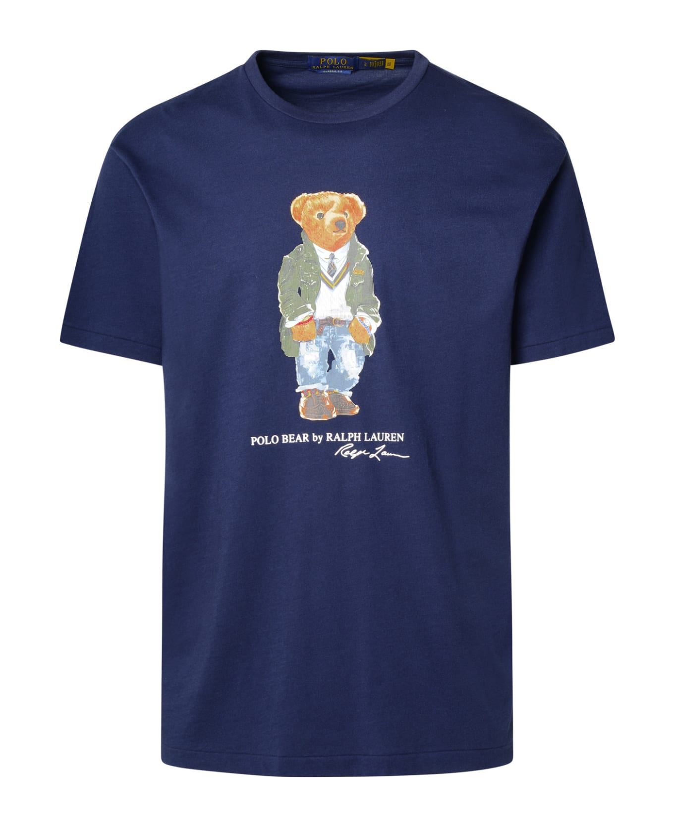 Ralph Lauren Blue Cotton T-shirt - navy