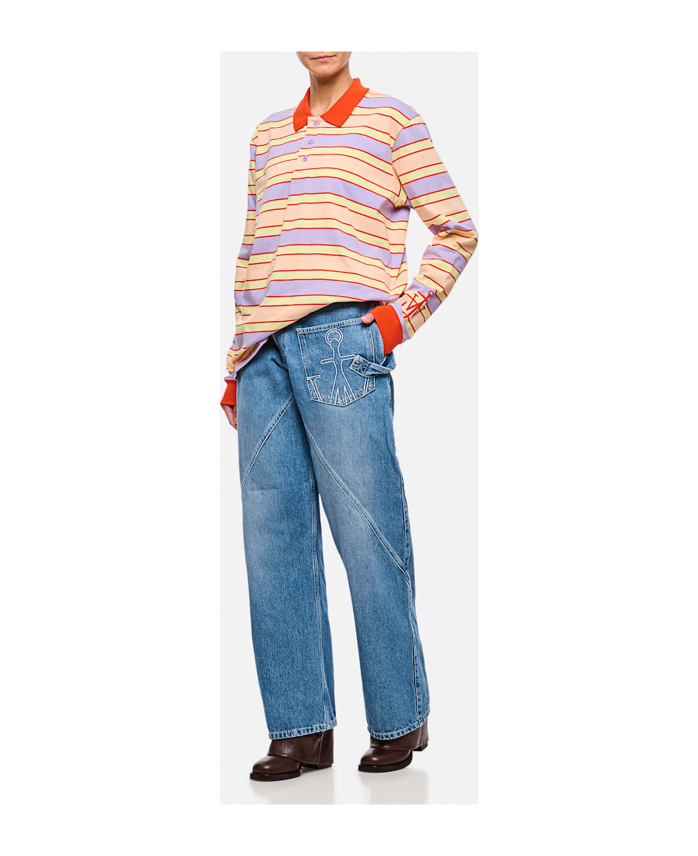 J.W. Anderson Twisted Workwear Jeans - Clear Blue