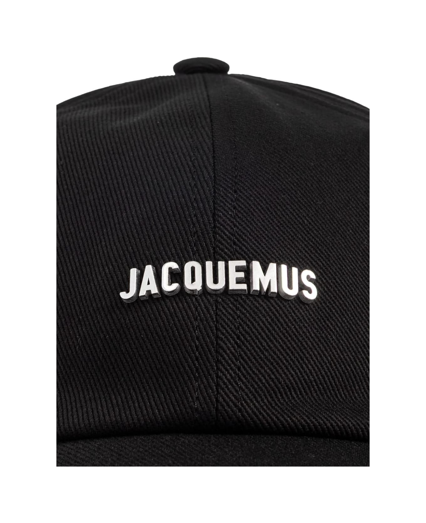 Jacquemus Cotton Baseball Cap - Black