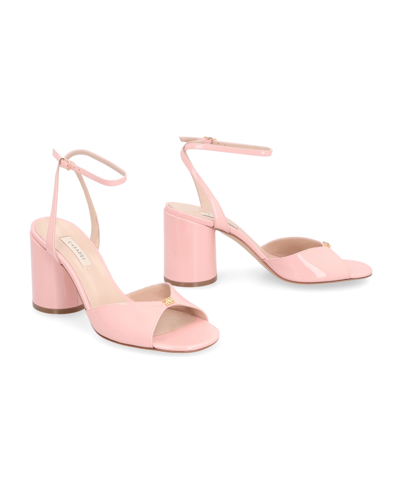 Casadei Tiffany Patent Leather Sandals - Pink