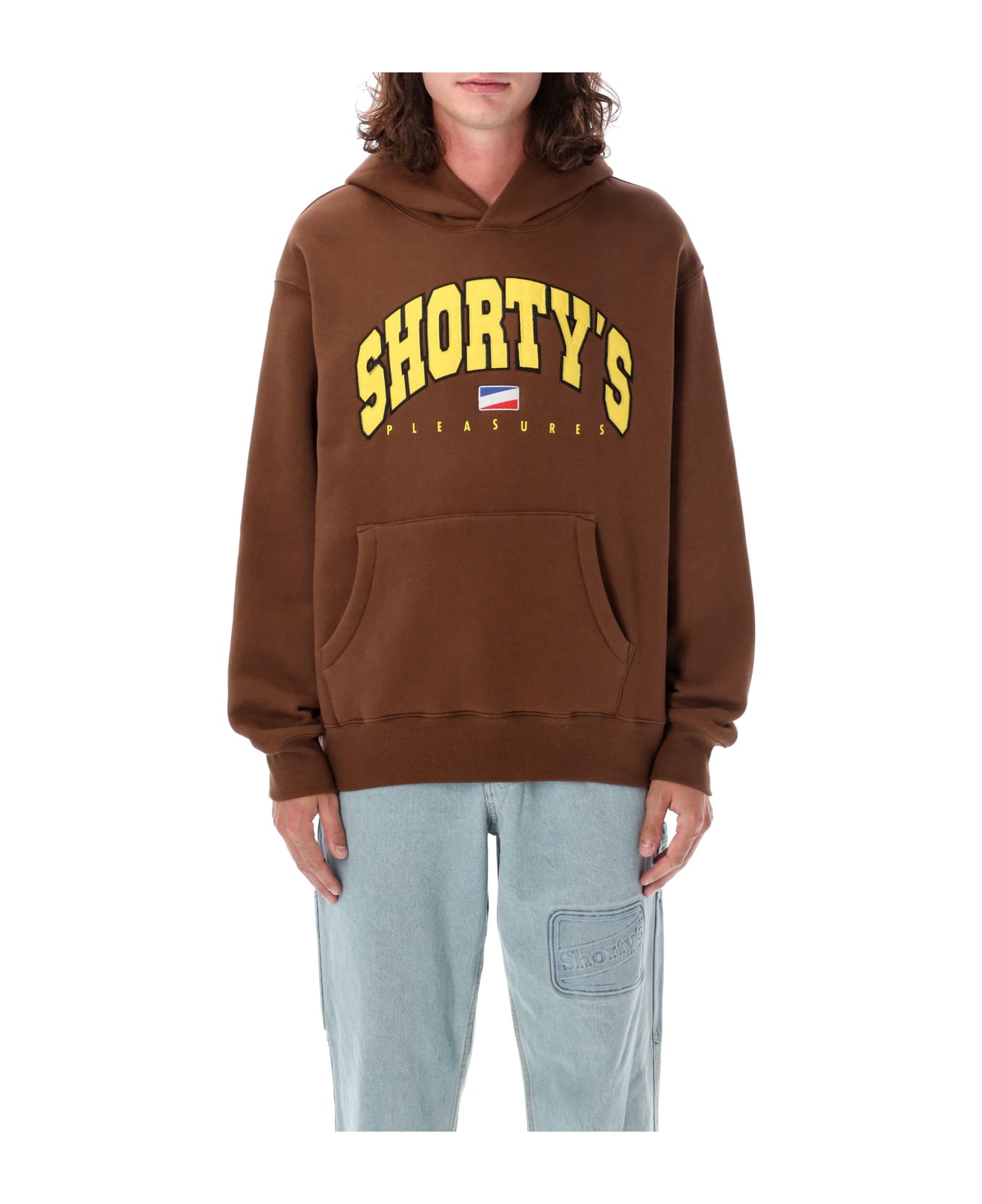 Pleasures Shorty's Hoodie - BROWN