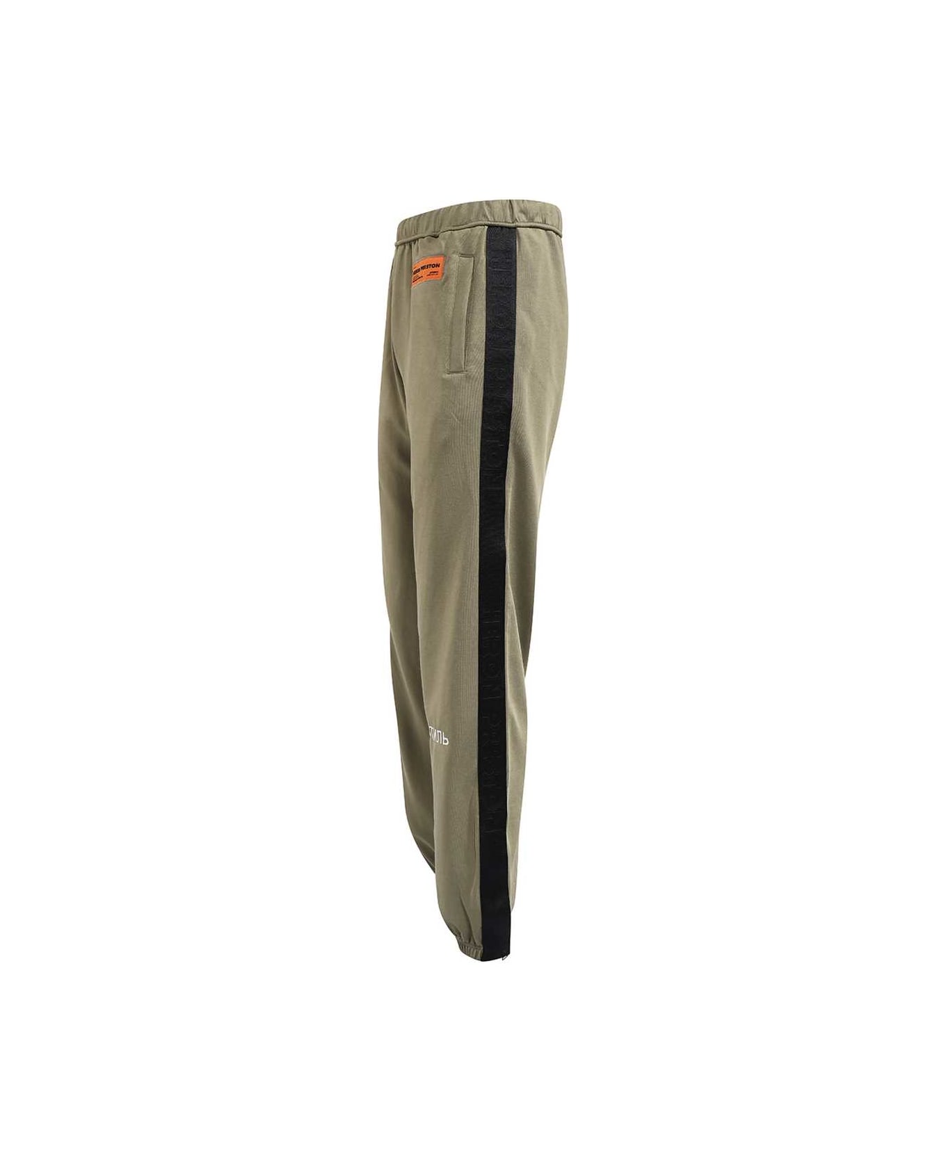HERON PRESTON Patch Detail Sport Trousers - green