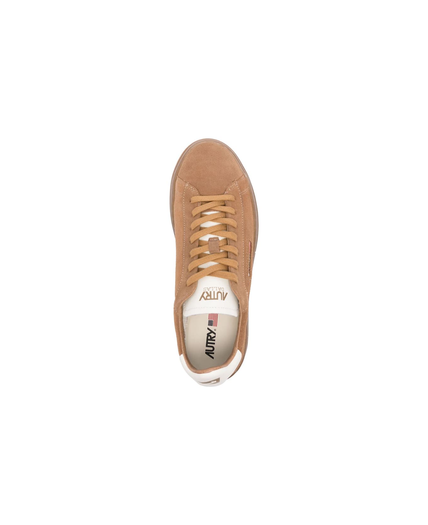 Autry Dallas Low Leather Sneakers - Brown
