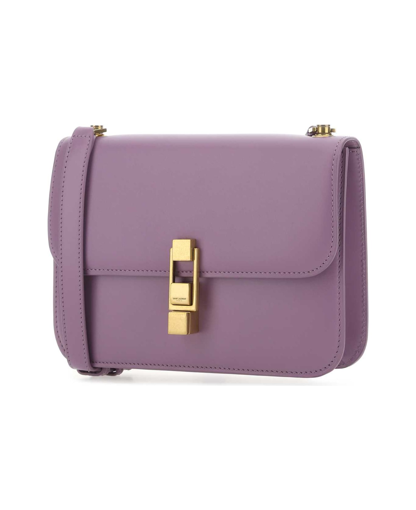 Saint Laurent Purple Leather Le Carrã© Shoulder Bag - 5213